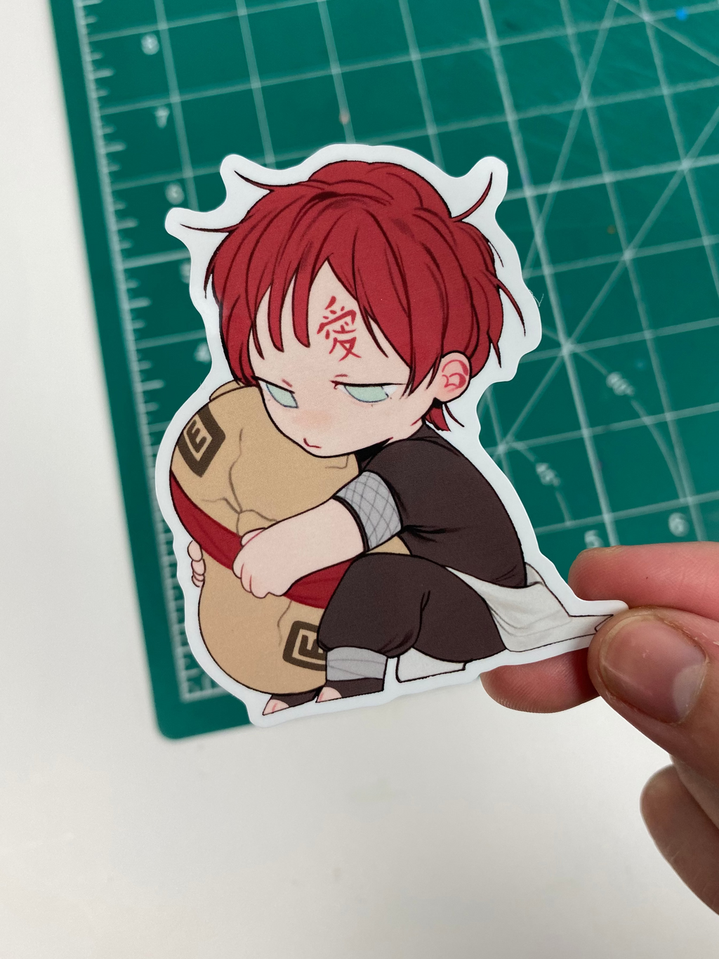 Sticker: Gaara Chibi Fanart