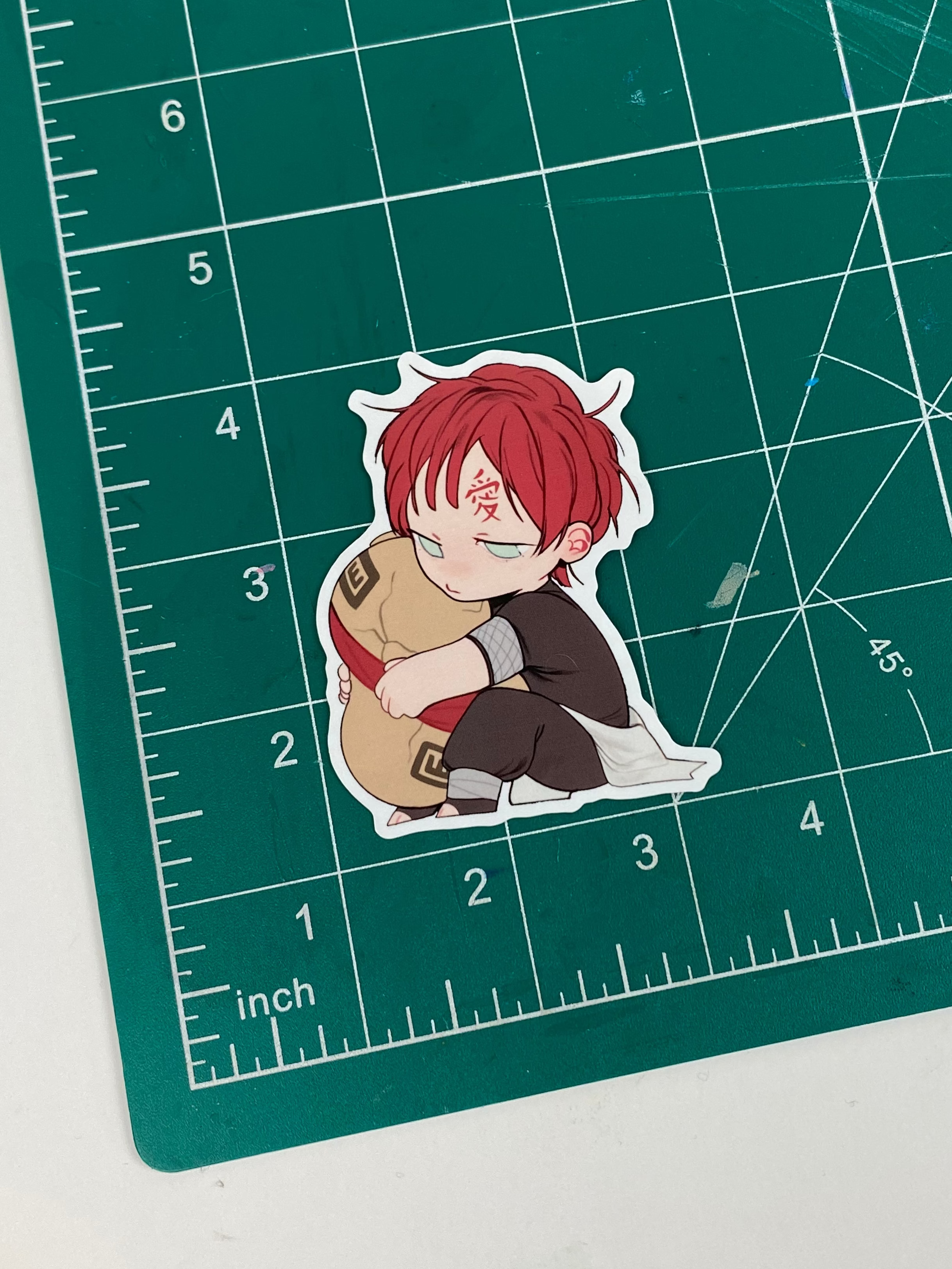Sticker: Gaara Chibi Fanart