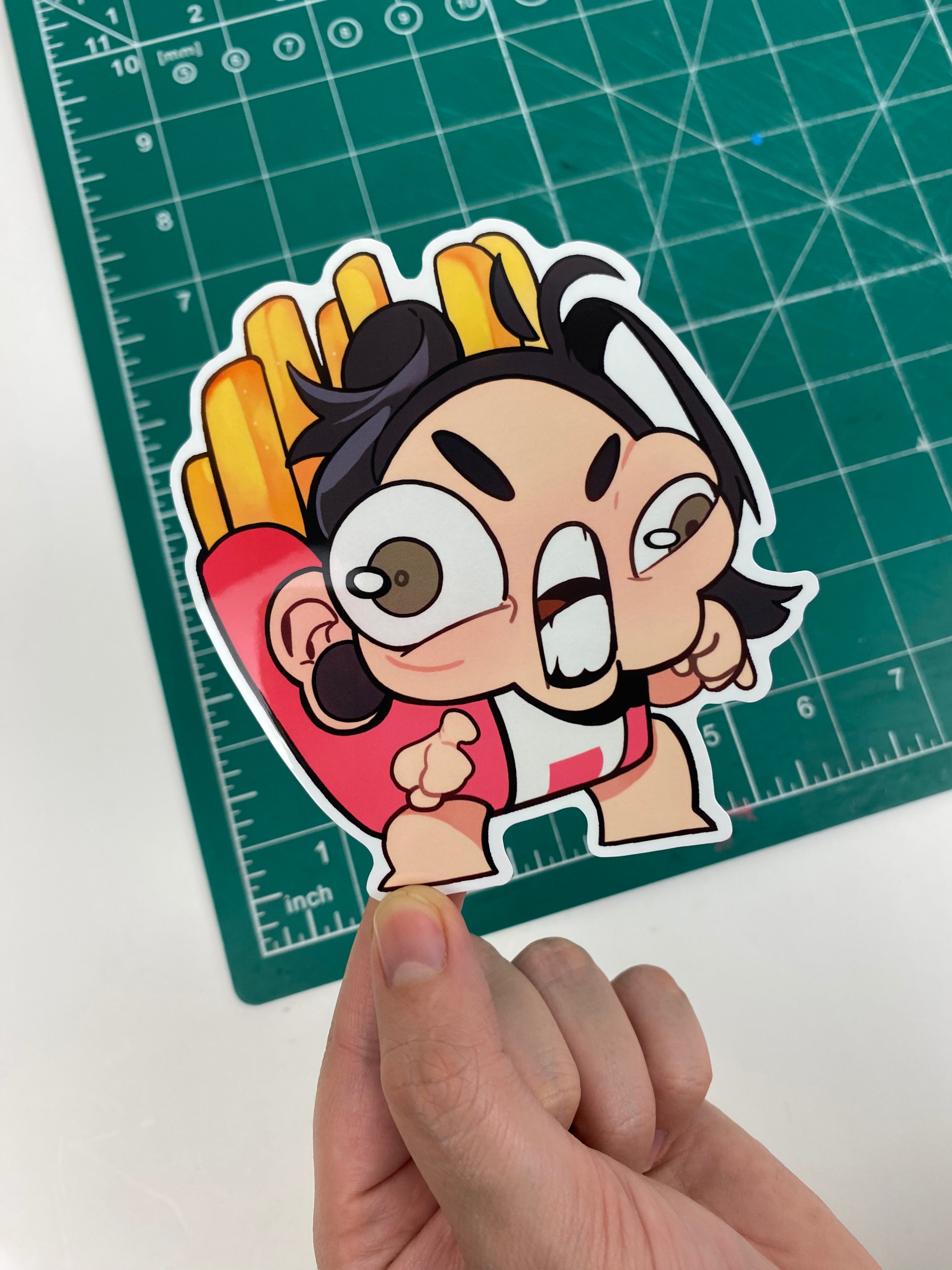 Sticker: Geto French Fries Fanart