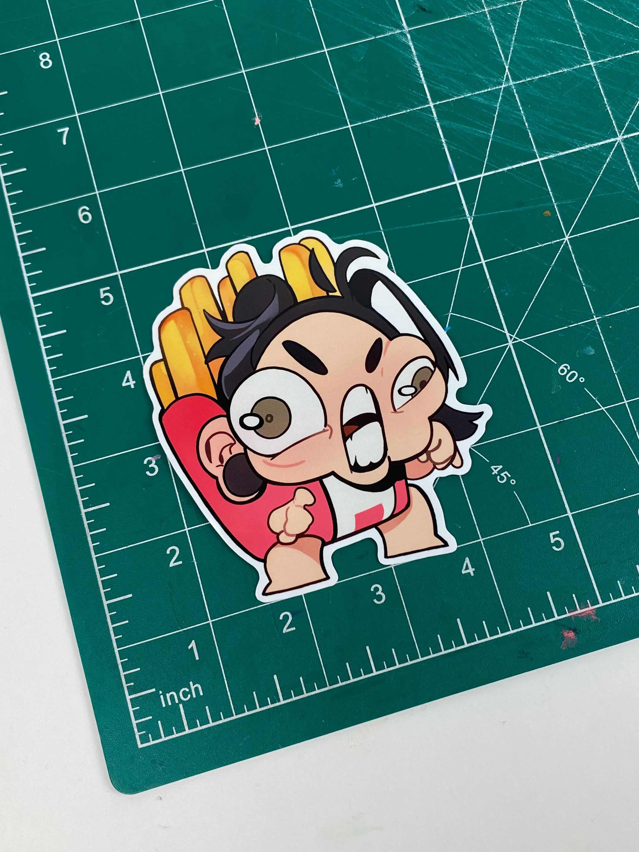Sticker: Geto French Fries Fanart