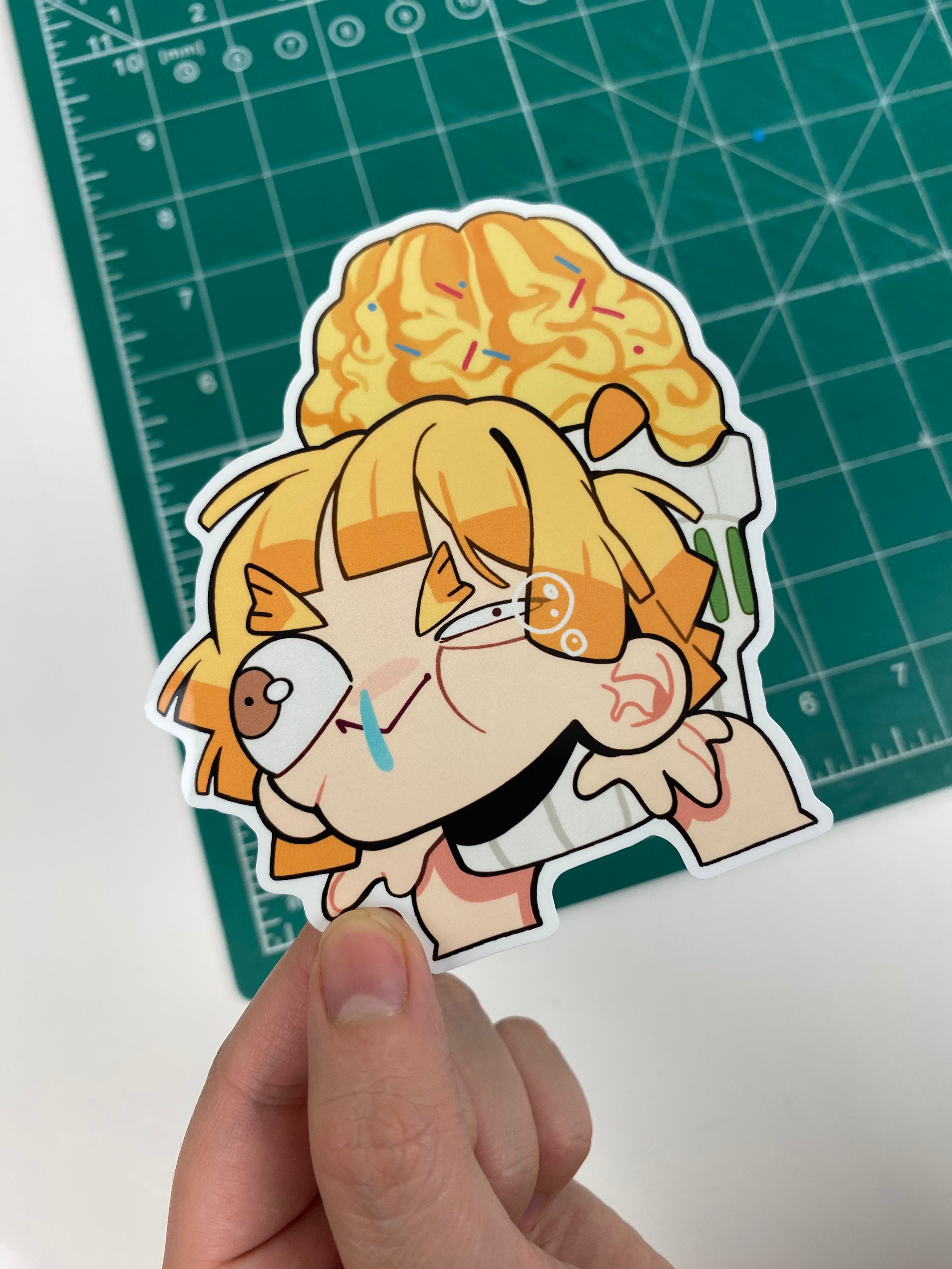 Sticker: Zenitsu Ice Cream Fanart