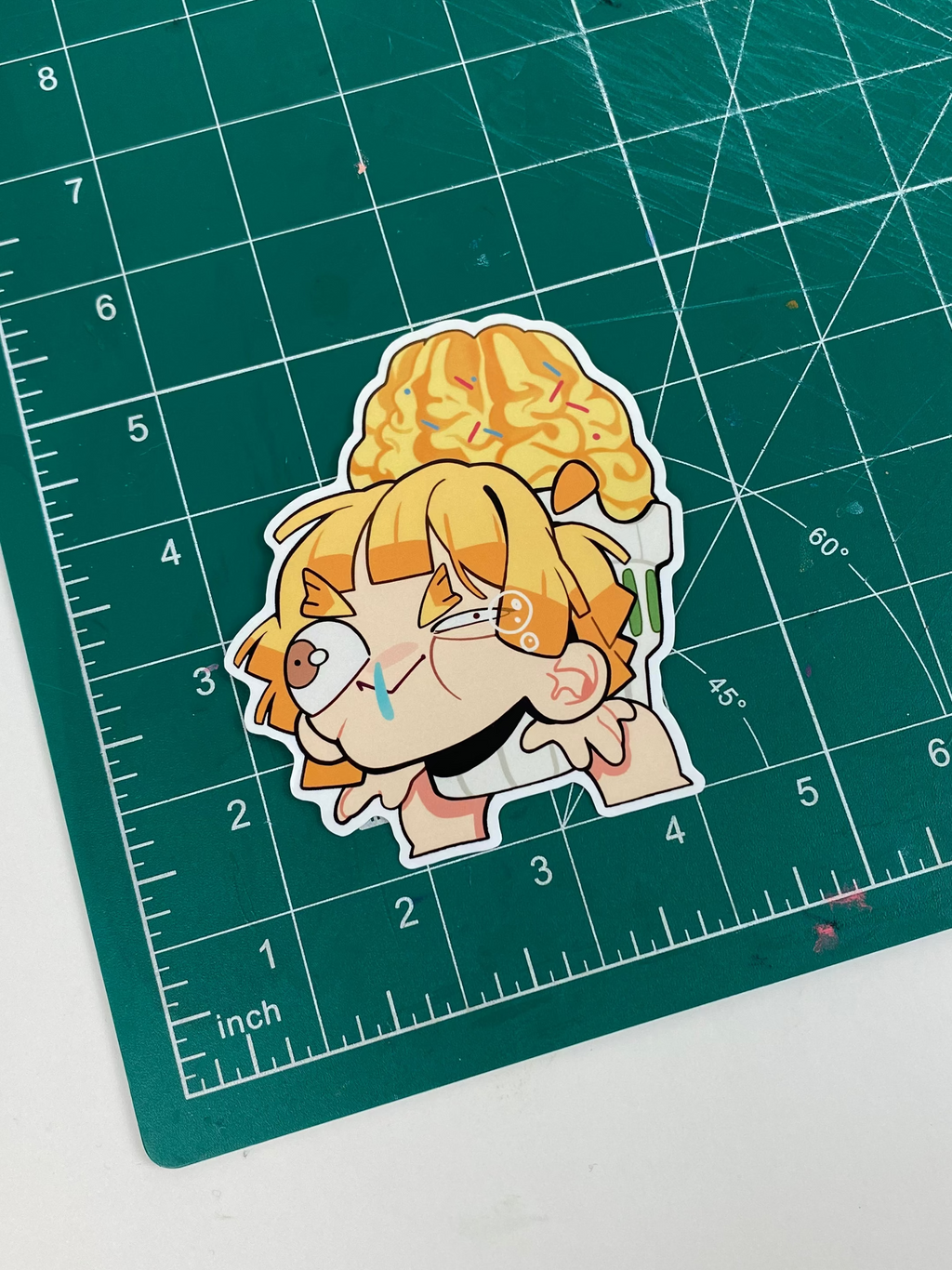 Sticker: Zenitsu Ice Cream Fanart