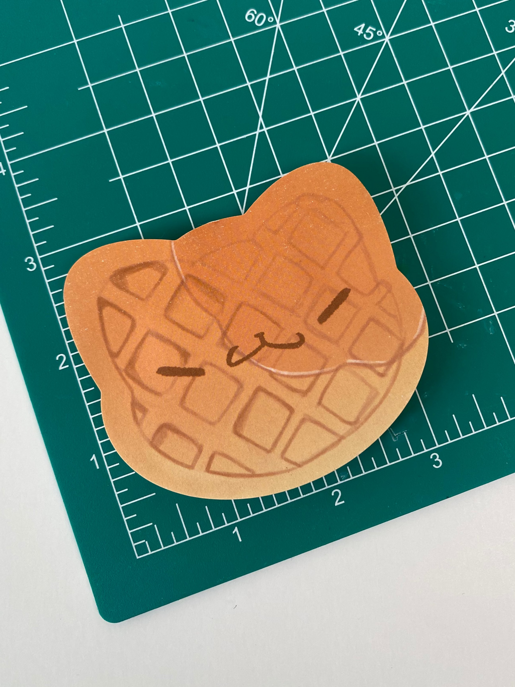 Sticky Note: Waffle Cat