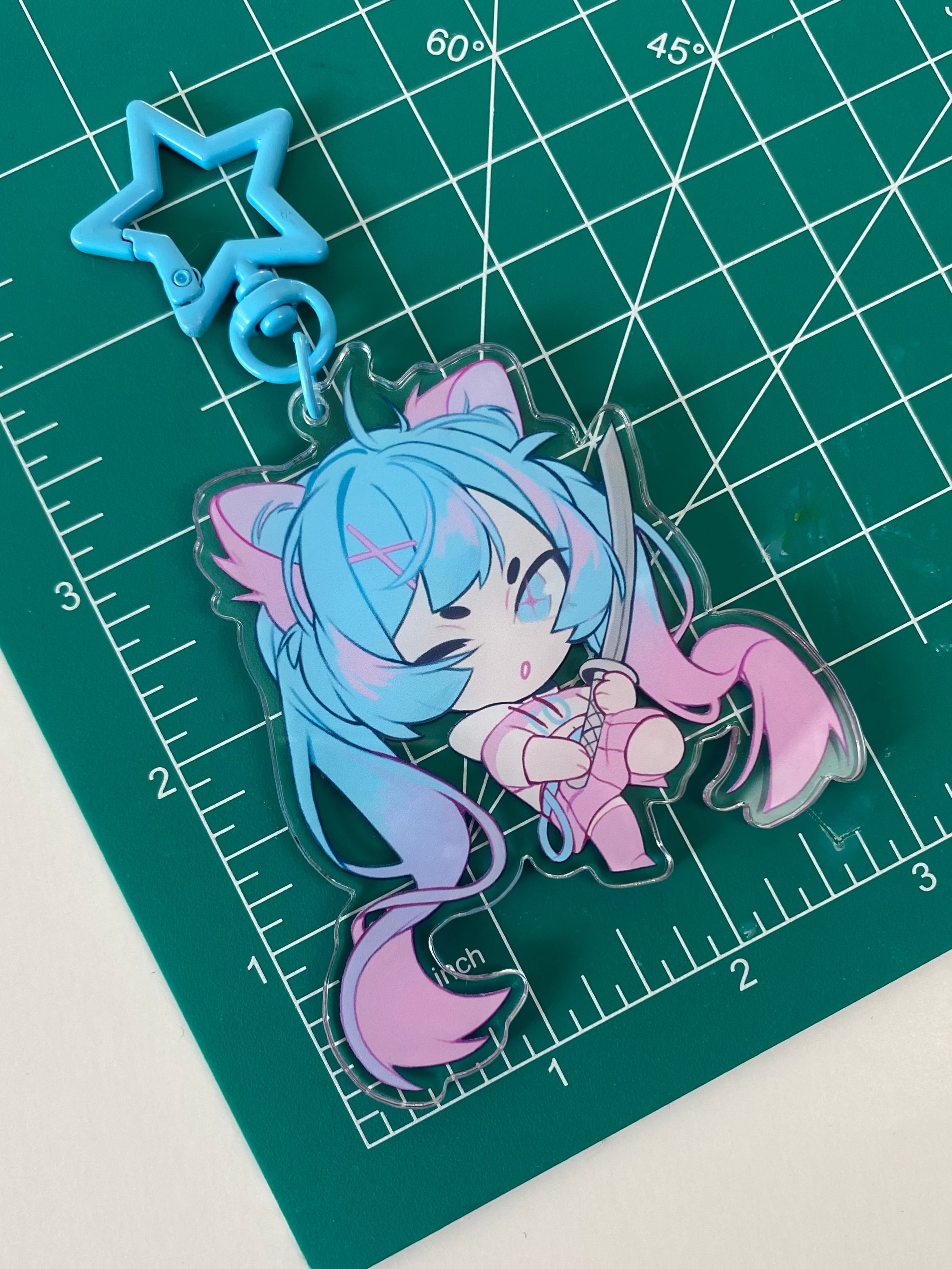 Keychain: Miku Chibi