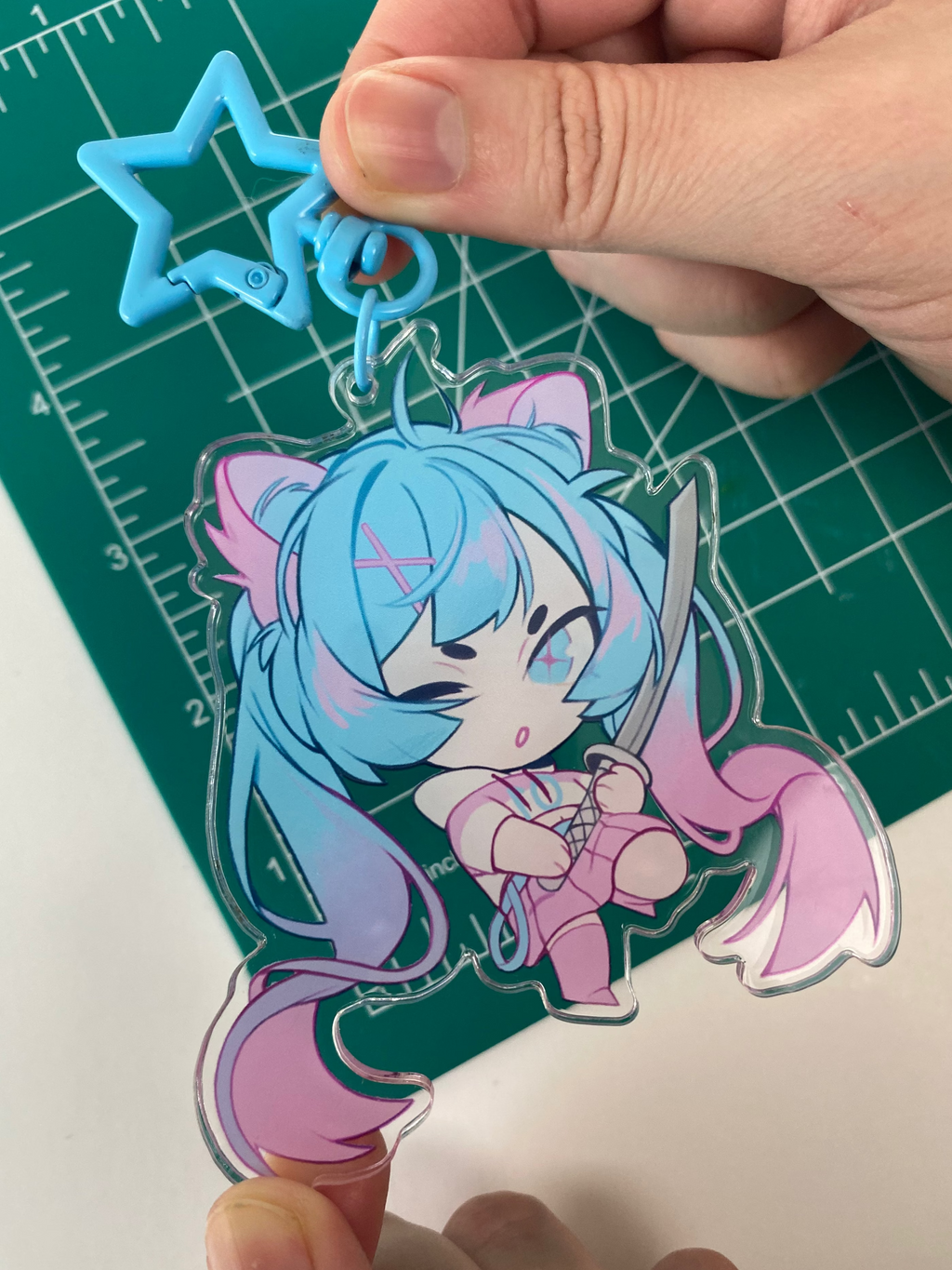 Keychain: Miku Chibi