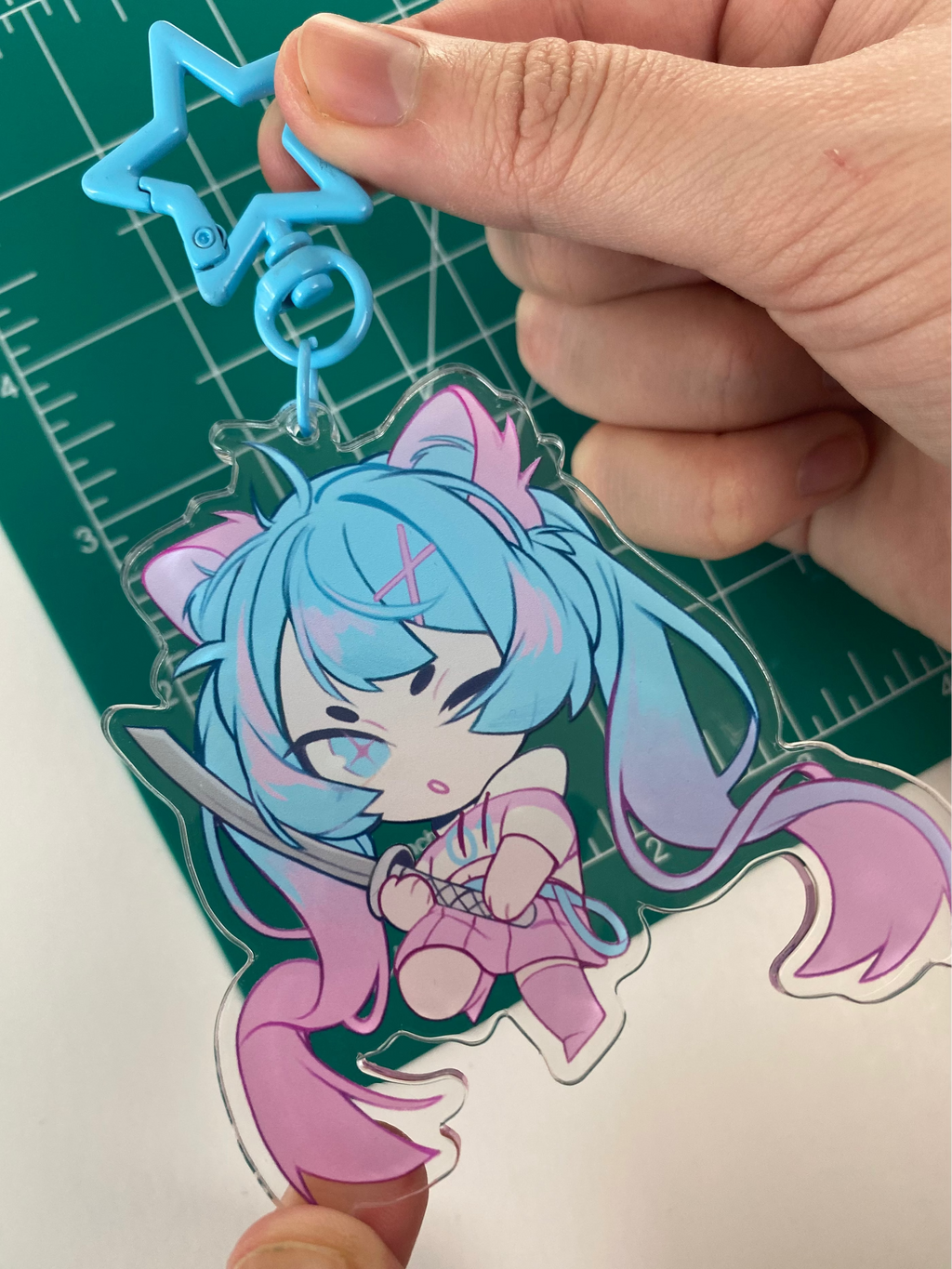 Keychain: Miku Chibi