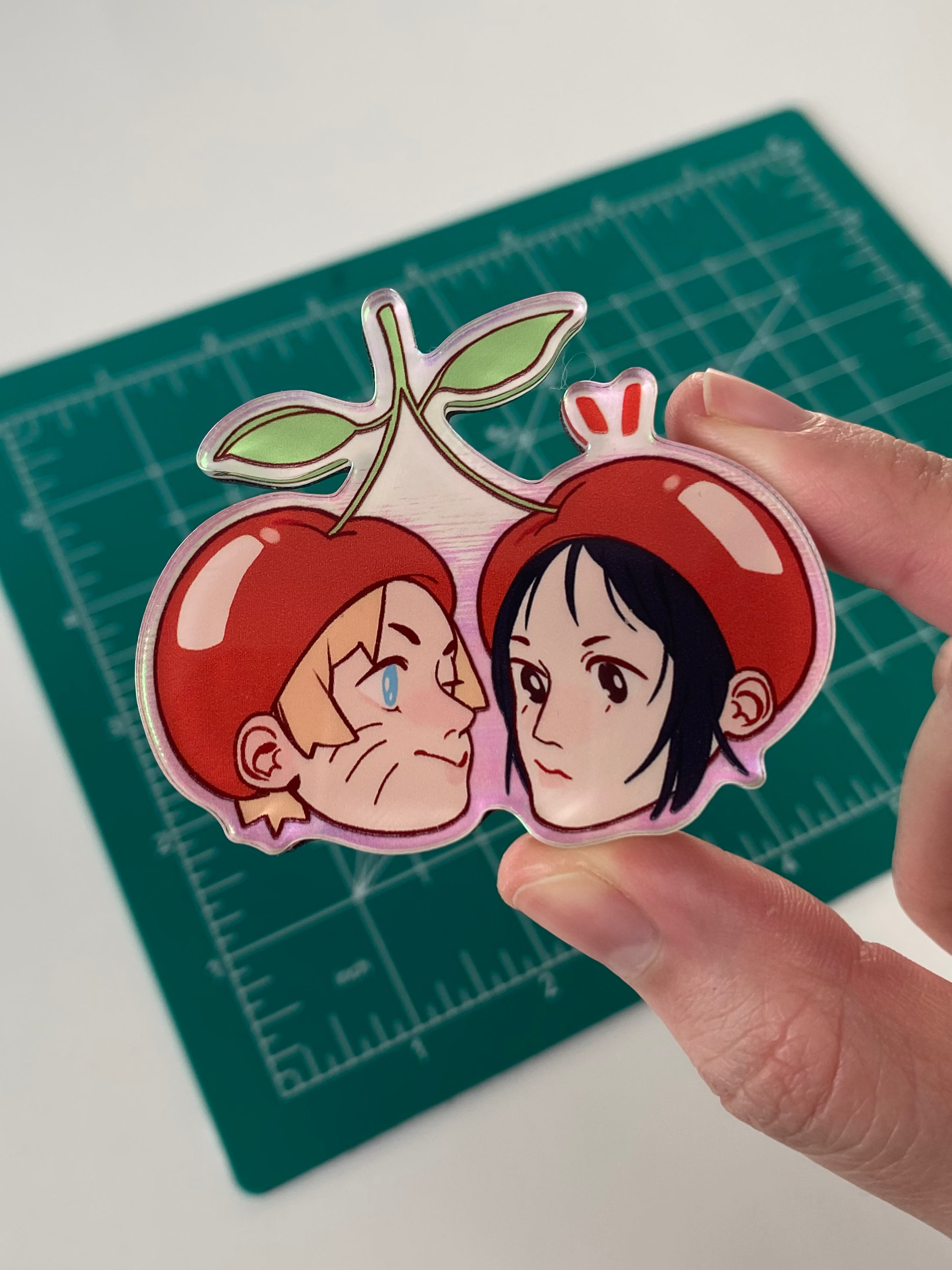 Magnet: Naruto and Sasuke Cherries