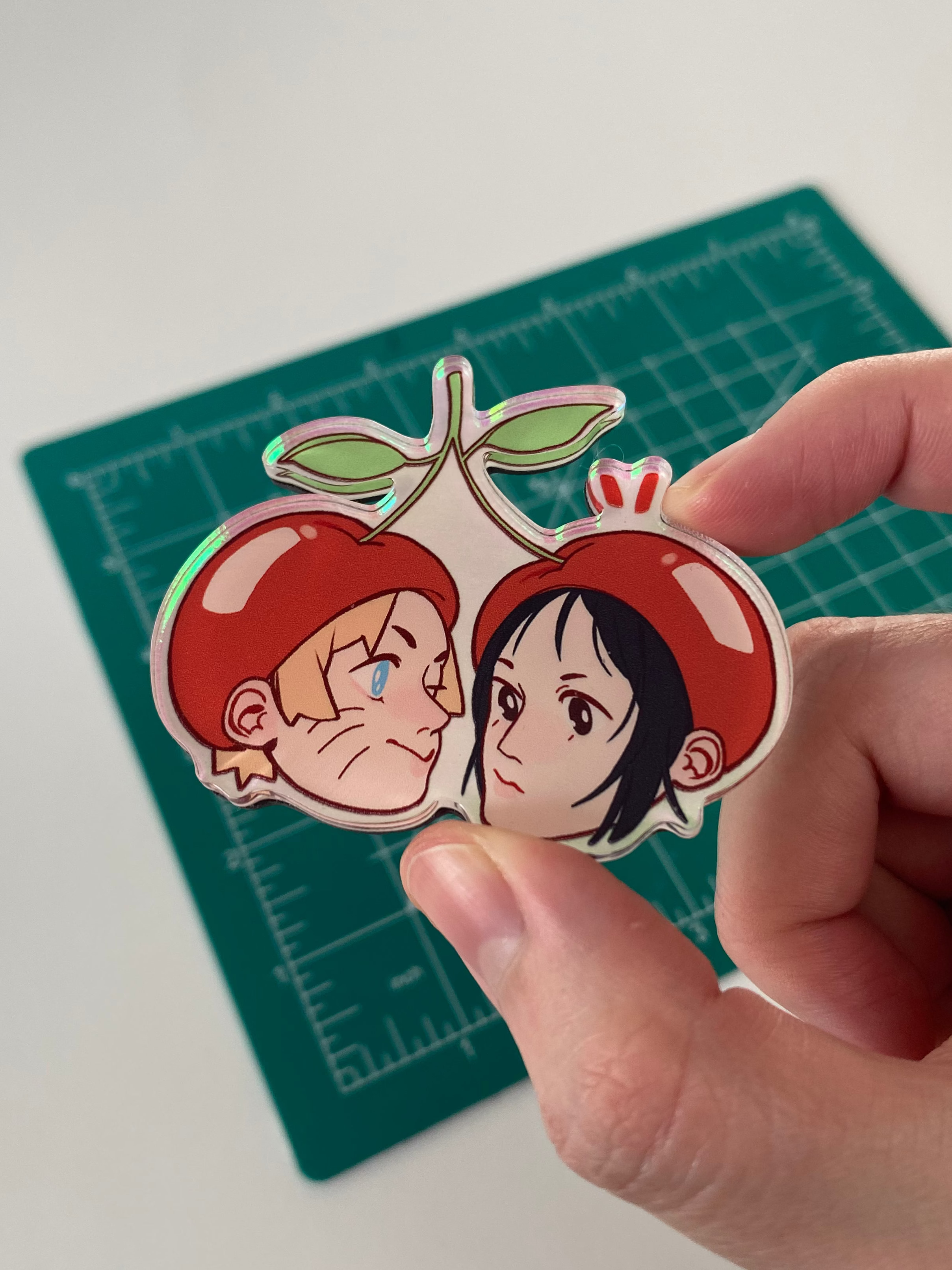 Magnet: Naruto and Sasuke Cherries