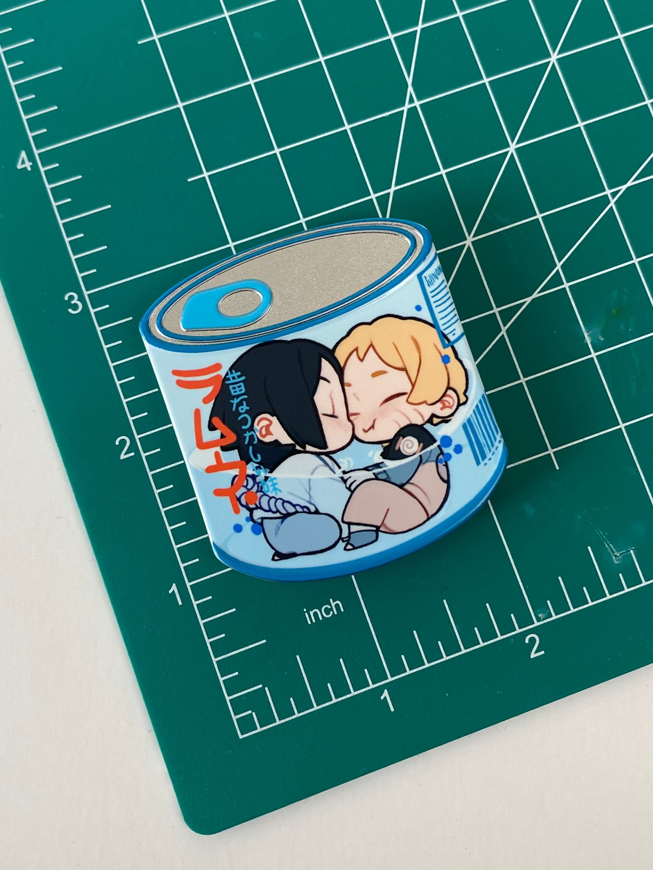 Pin Badge: Naruto and Sasuke Can