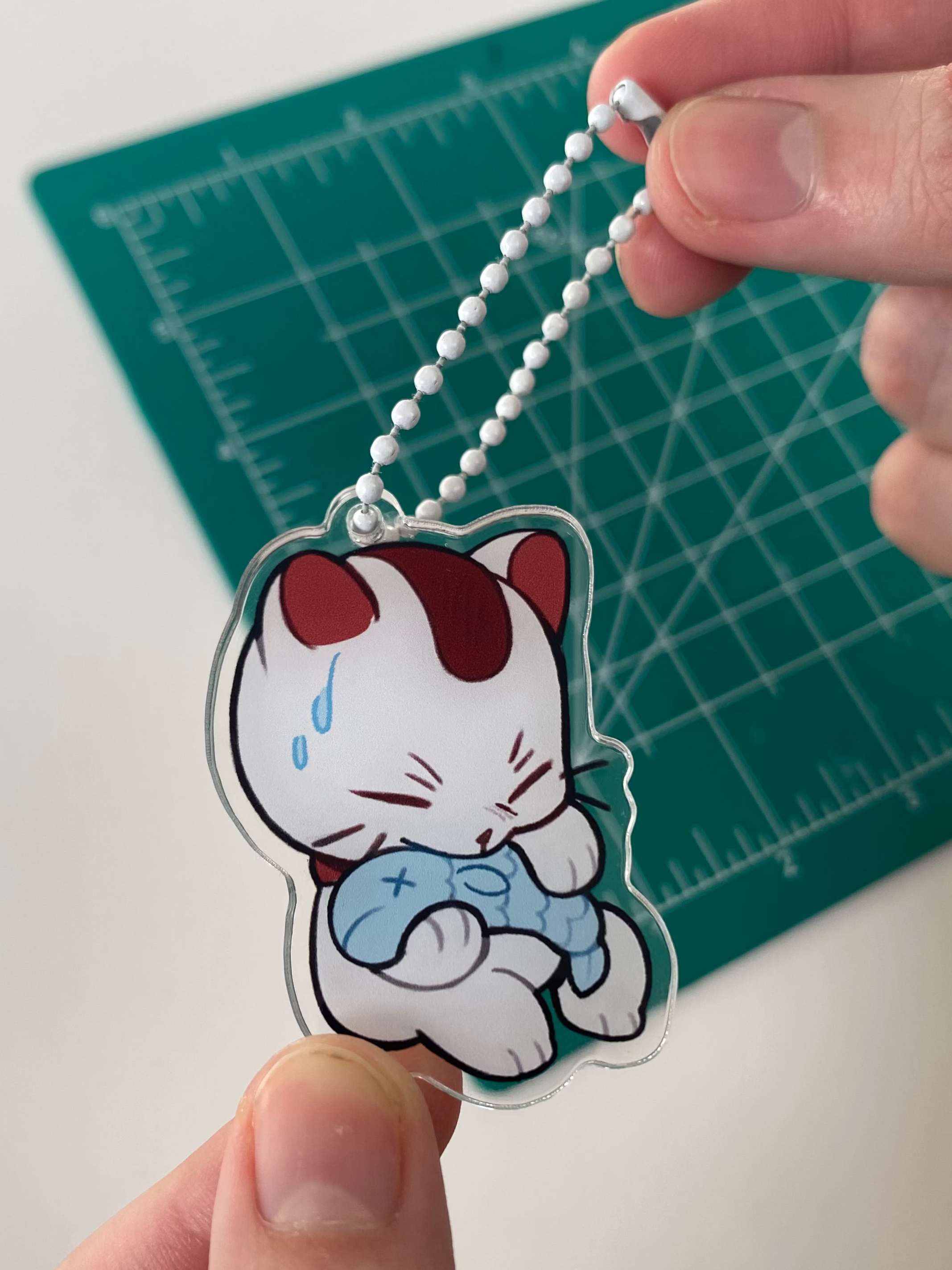 Mini Keychain: Turbo Granny Fish