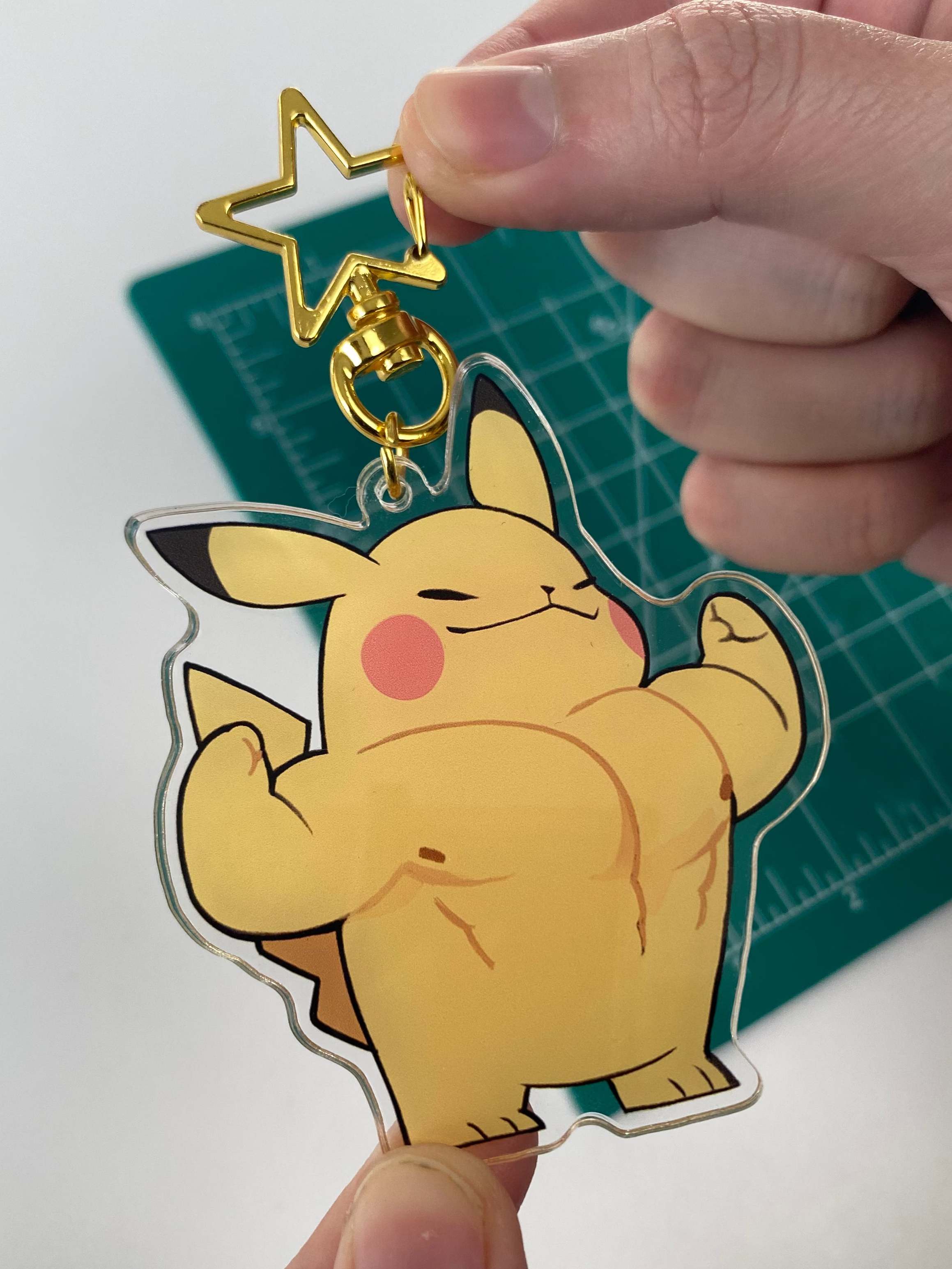 Keychain: Pikachium Gym Bro