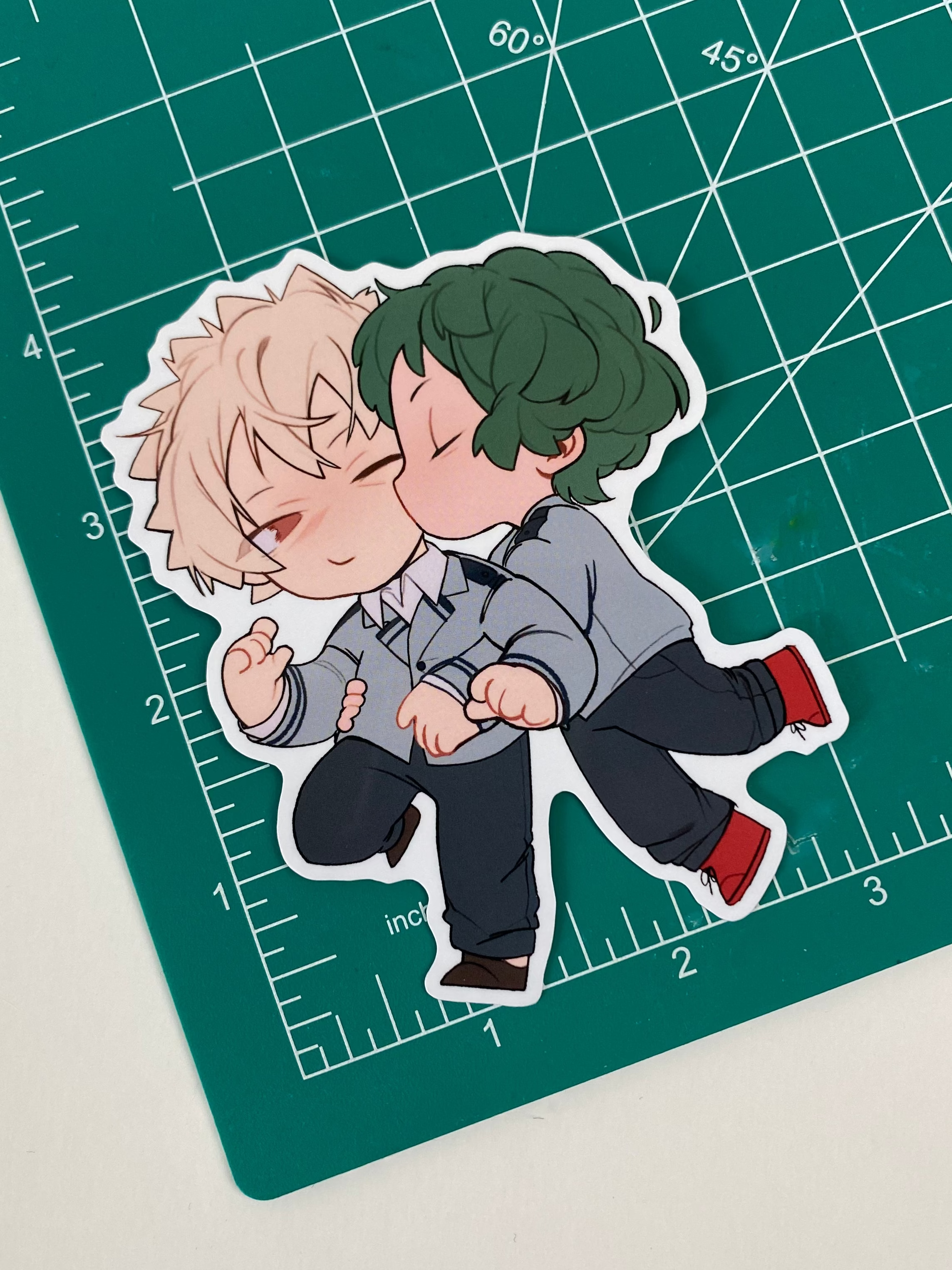 Sticker: BakuDeku Chibi Fanart