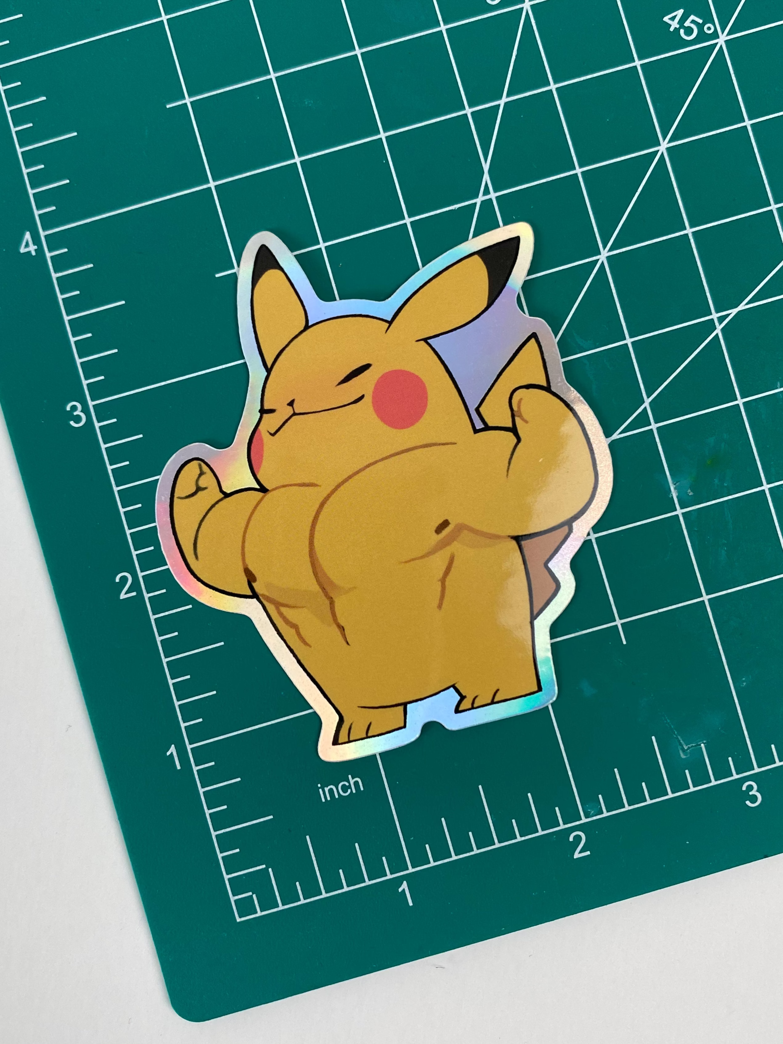 Sticker: Pikachium Gym Bro Fanart