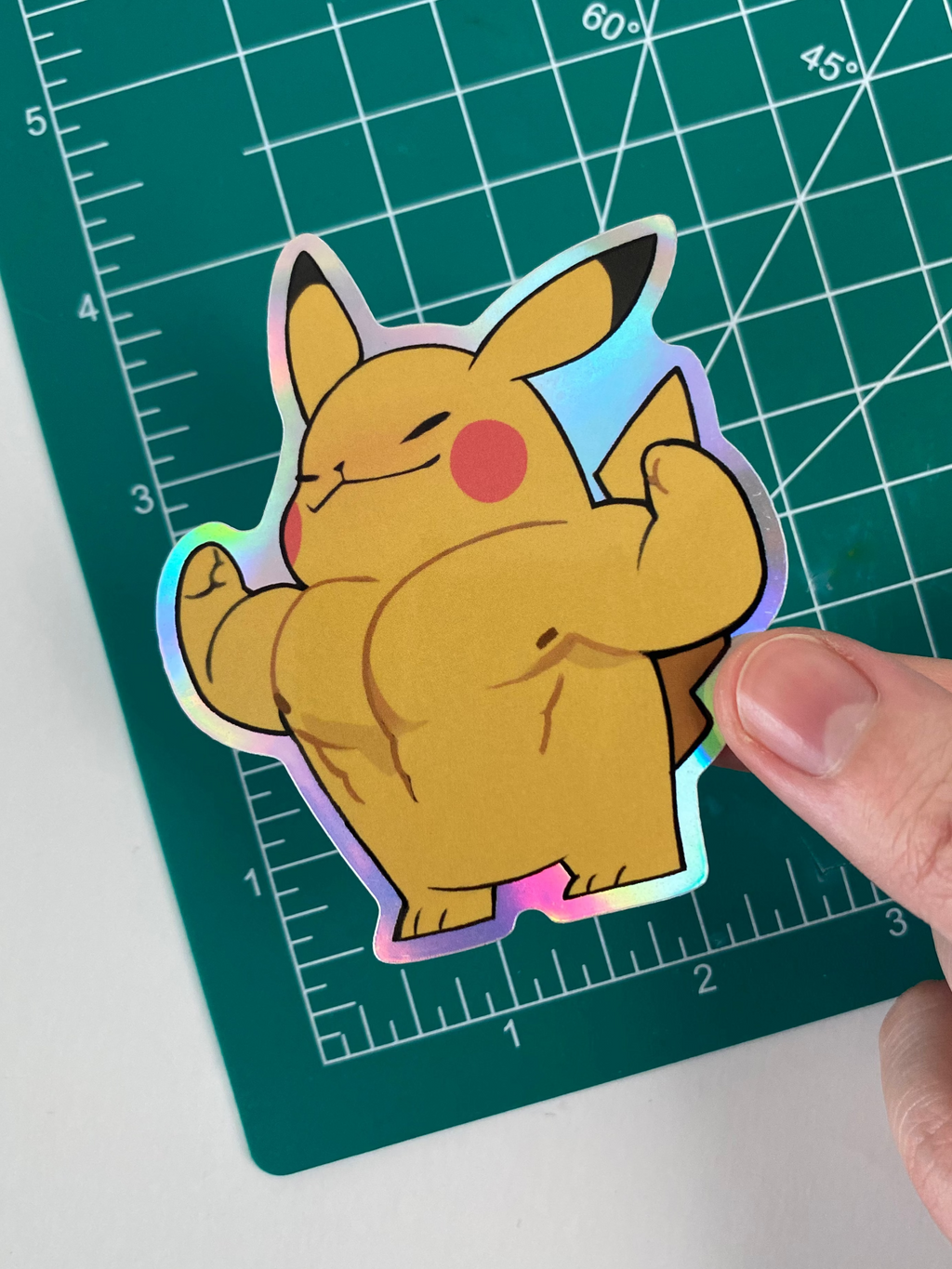 Sticker: Pikachium Gym Bro Fanart