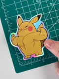 Sticker: Pikachium Gym Bro Fanart