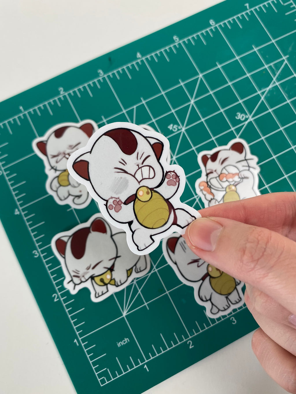 Pack of 6 transparent Turbo Granny Fanart Stickers