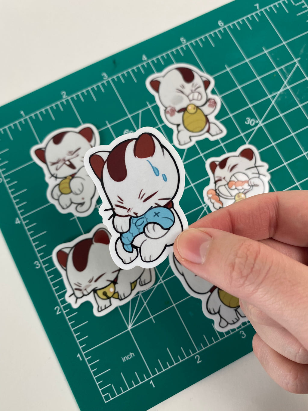 Pack of 6 transparent Turbo Granny Fanart Stickers