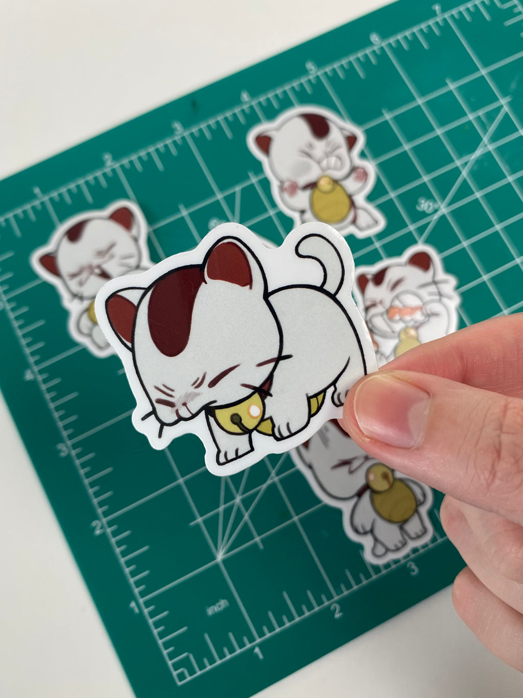 Pack of 6 transparent Turbo Granny Fanart Stickers