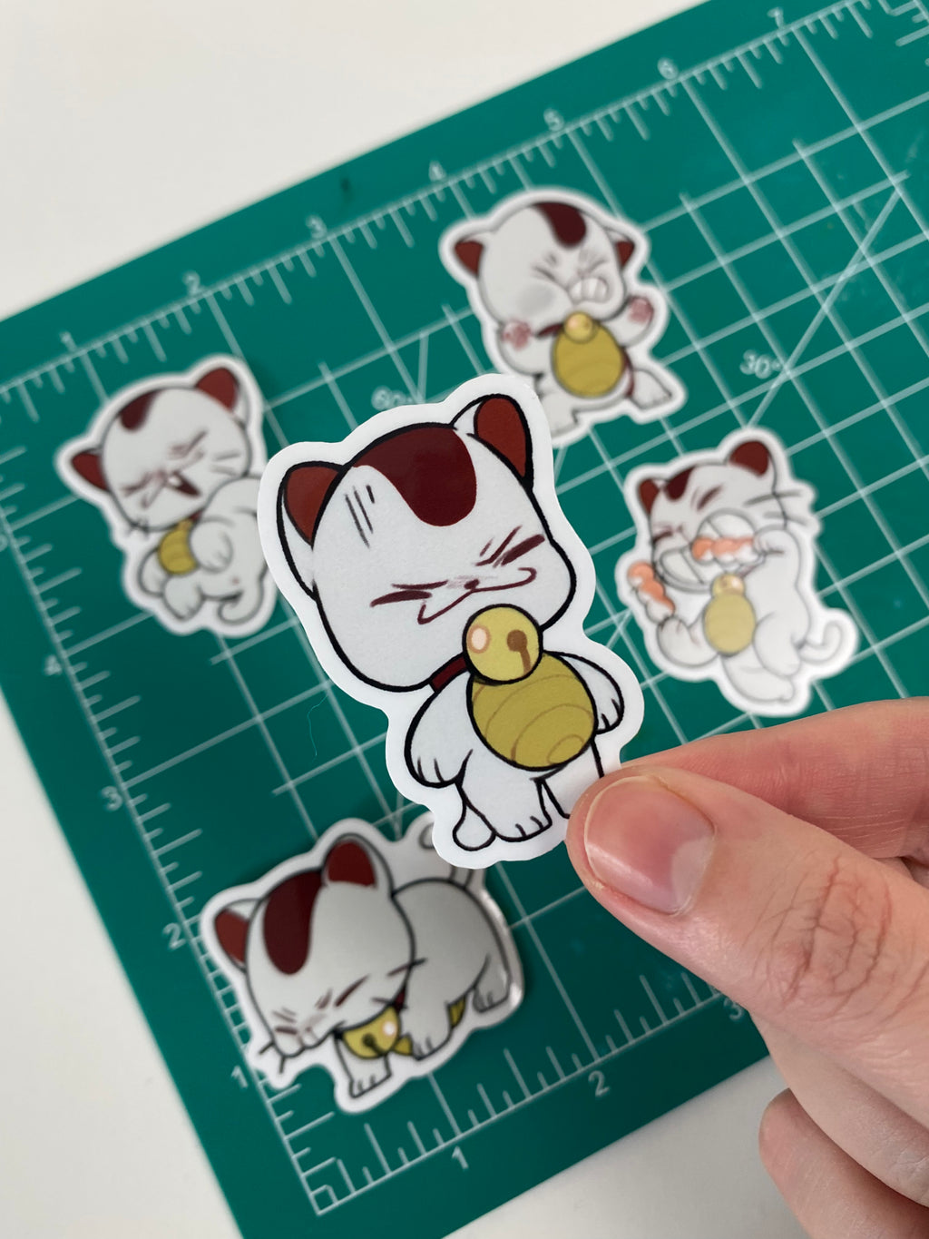 Pack of 6 transparent Turbo Granny Fanart Stickers