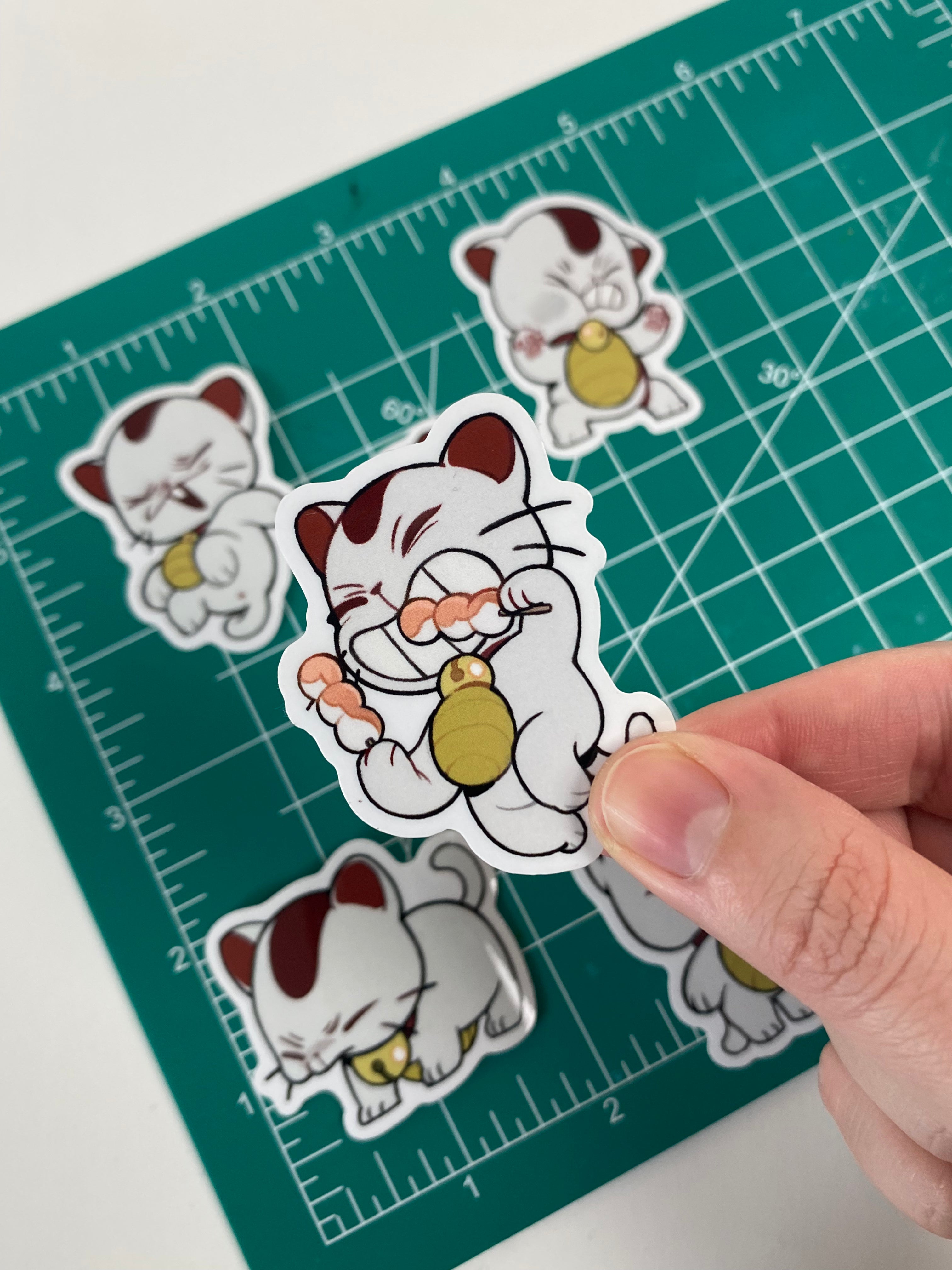 Pack of 6 transparent Turbo Granny Fanart Stickers