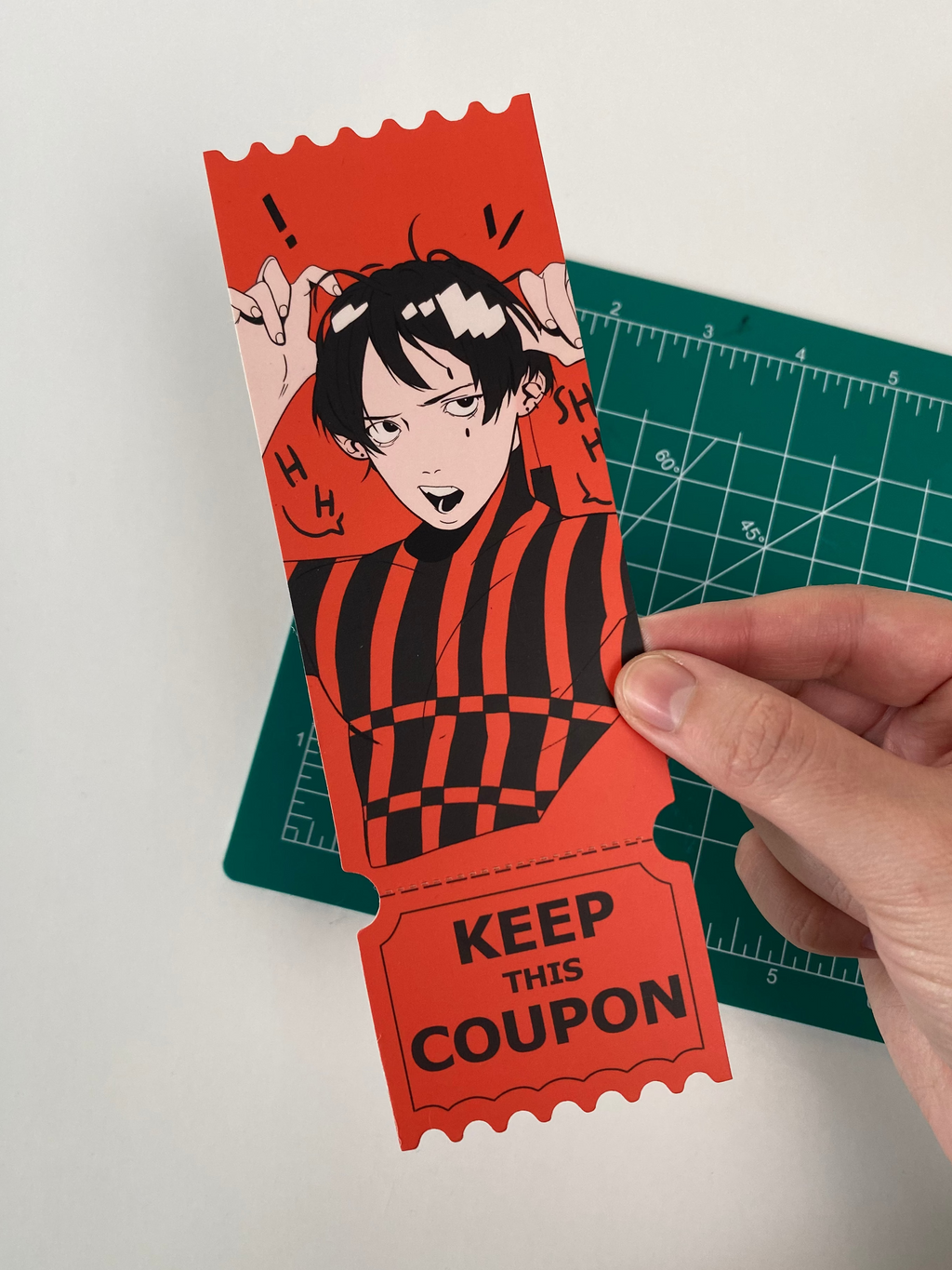 BookMark: Original Character in red