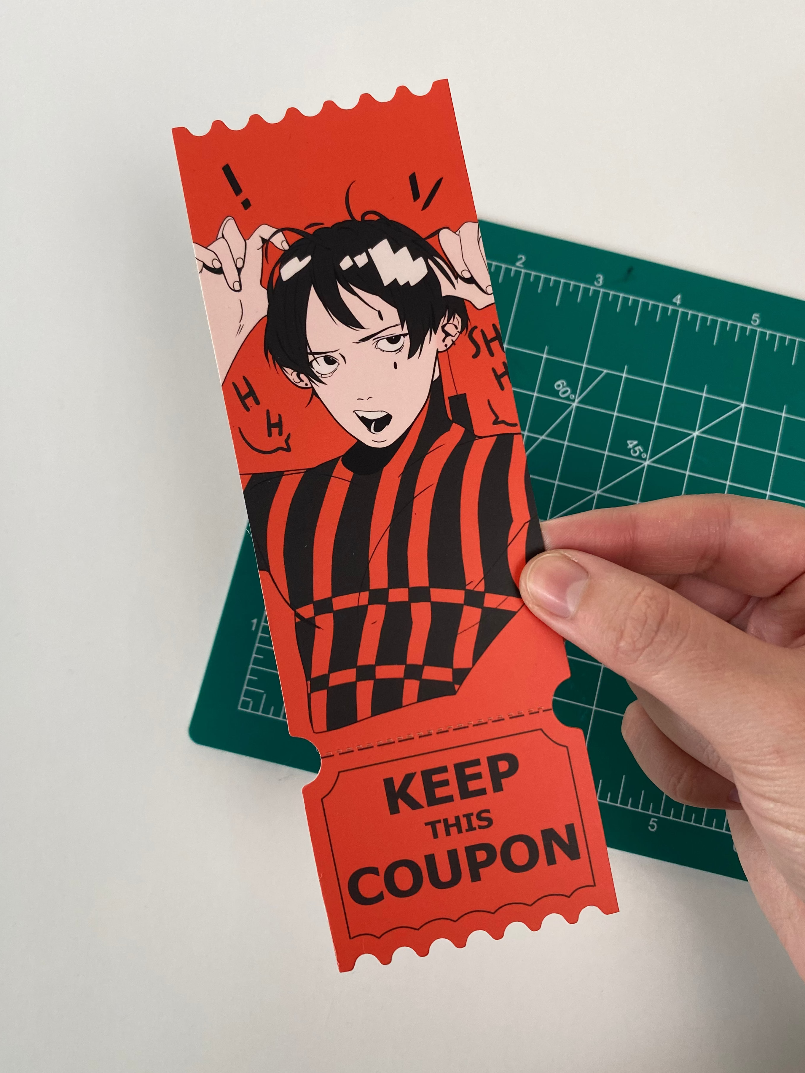 BookMark: Original Character in red