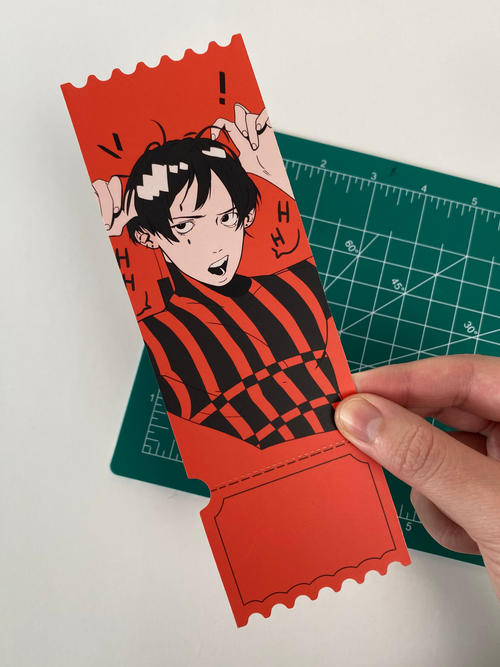 BookMark: Original Character in red