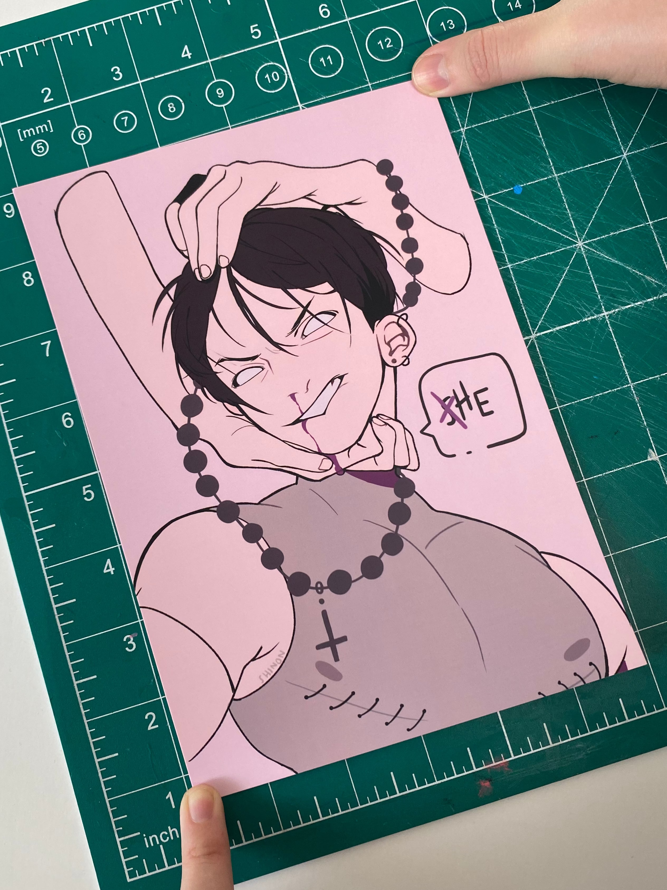 Print A5: Trans Pink