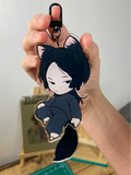 Keychain: Geto Chibi with Movable Tail