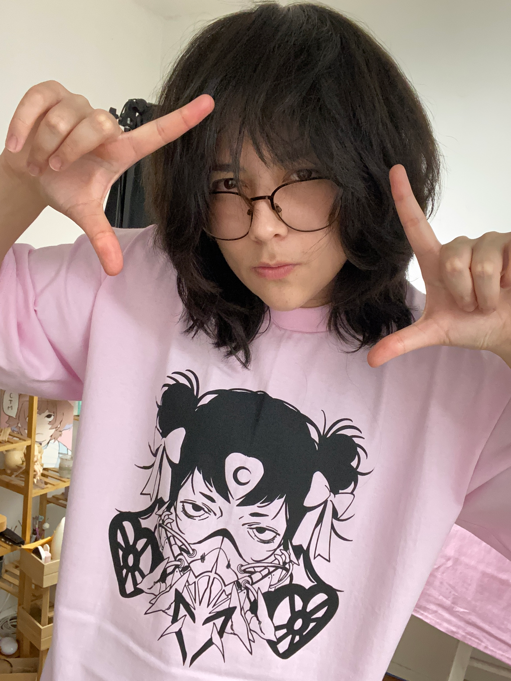 T-Shirt: Toxic Pink Design