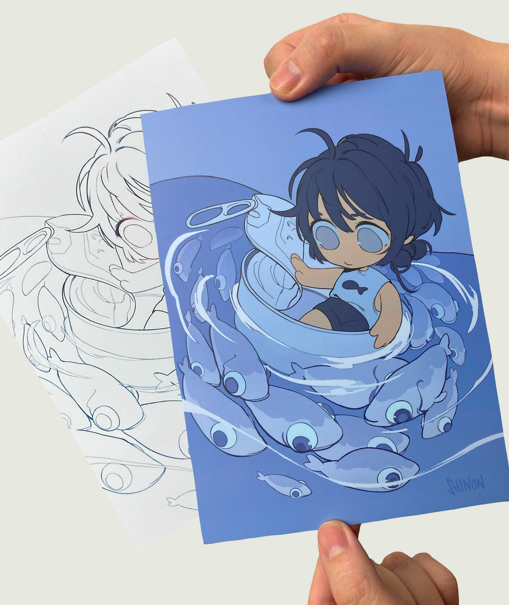 Chibi Drawing Club July 2026: PECES