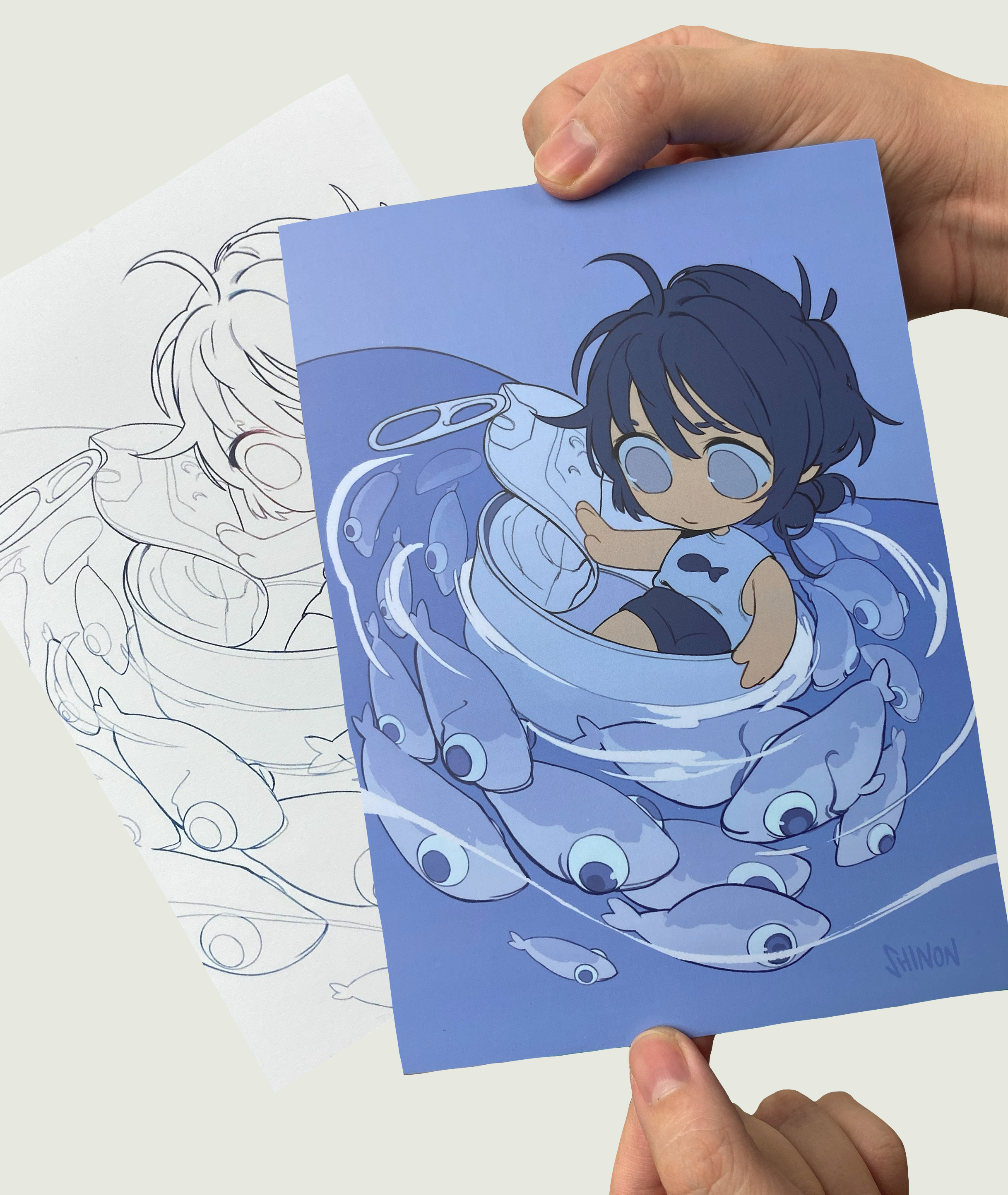 Chibi Drawing Club July 2026: PECES