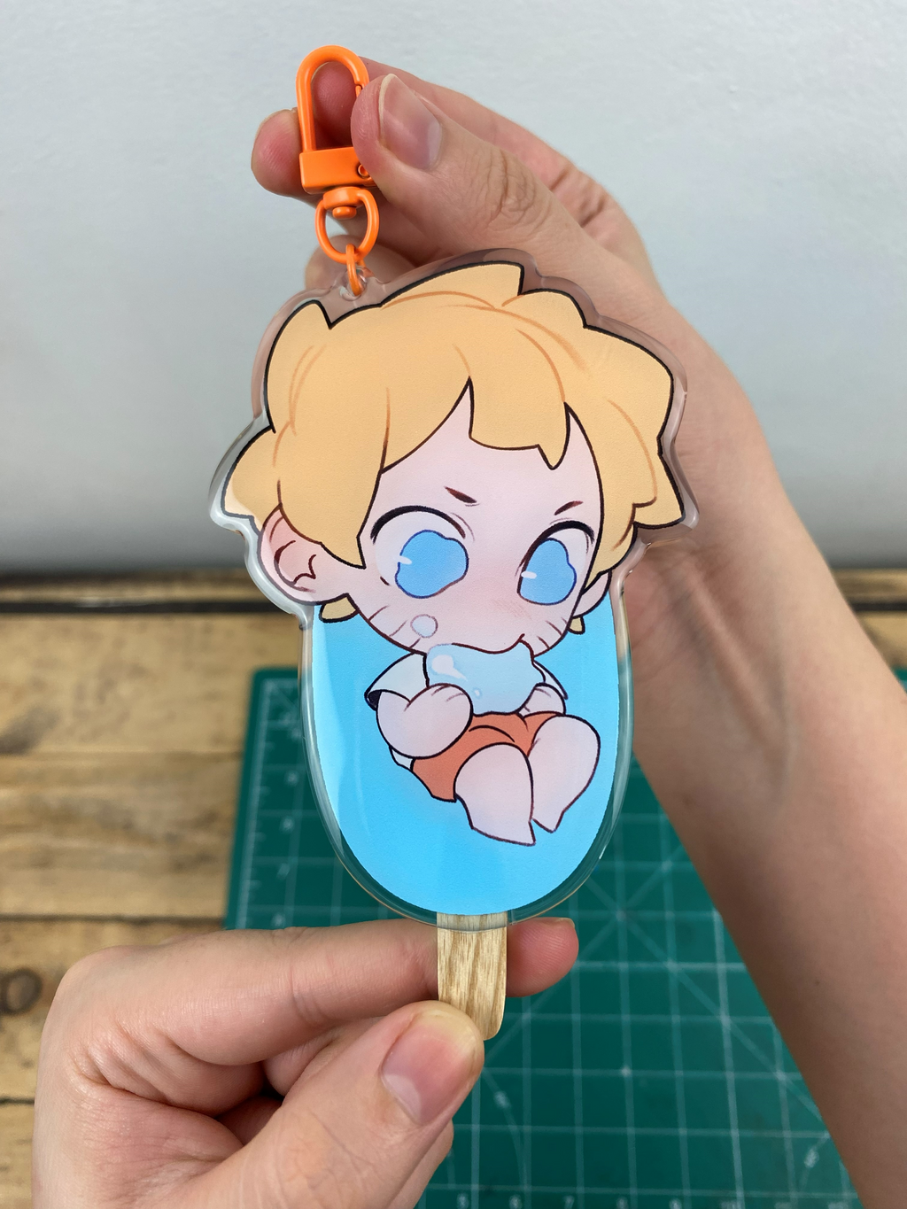 Keychain: Naruto Fanart Popsicle