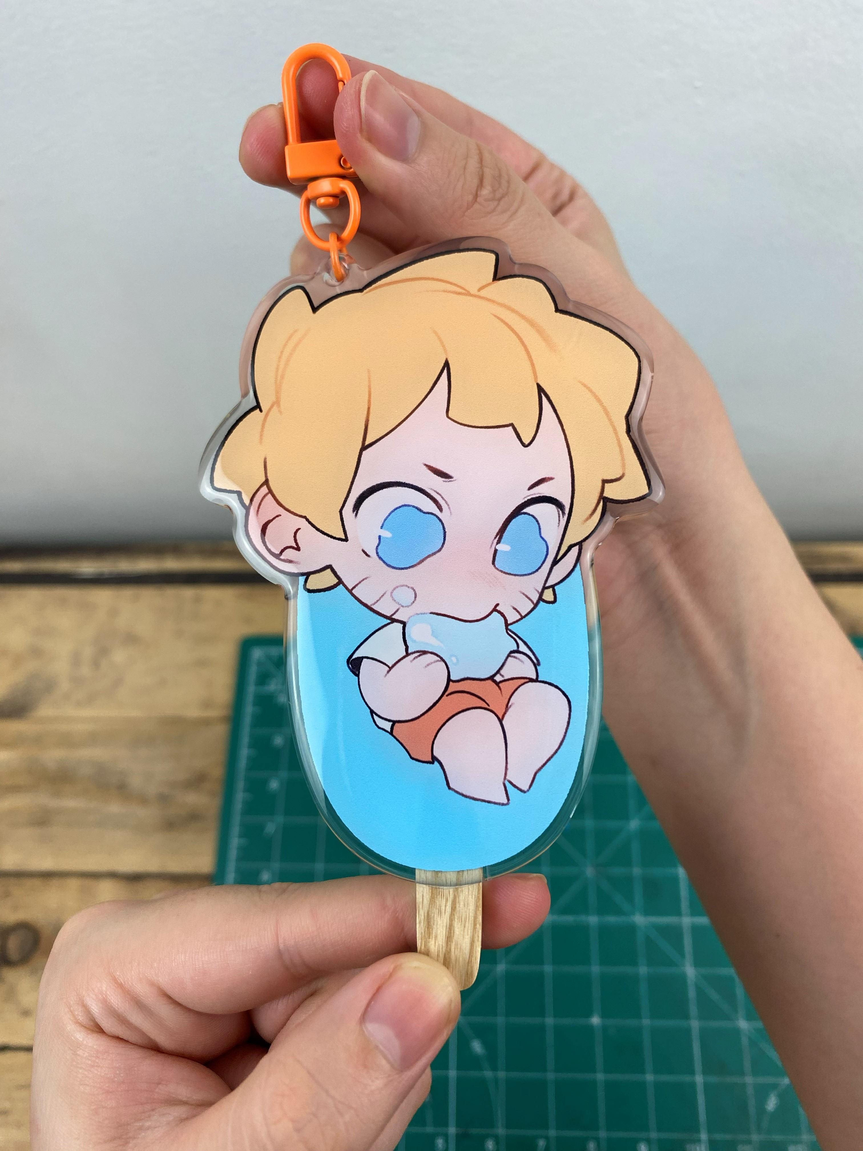Keychain: Naruto Fanart Popsicle