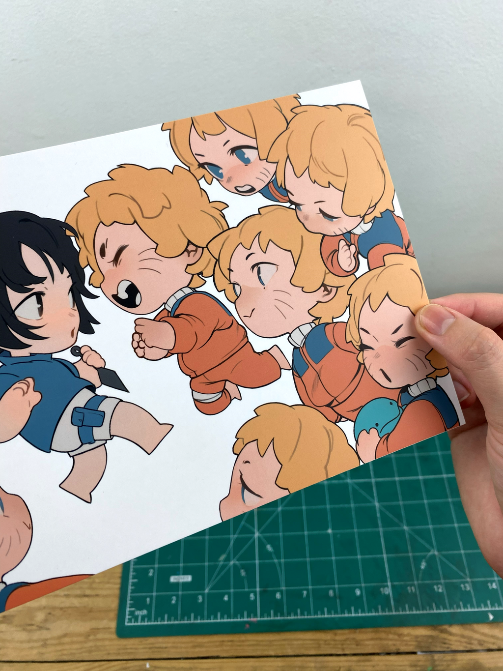 Print A5: Naruto and Sasuke chibi