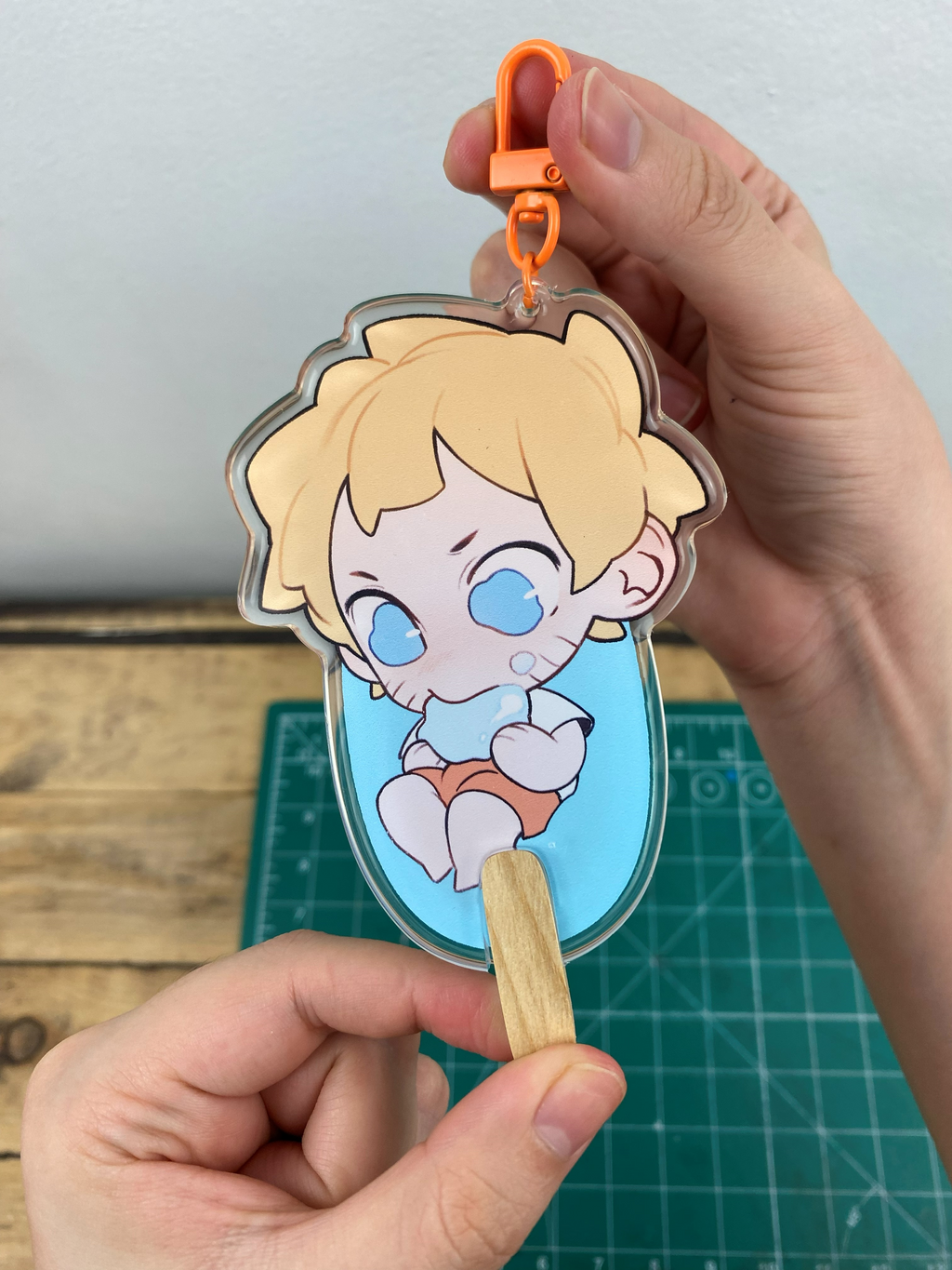 Keychain: Naruto Fanart Popsicle