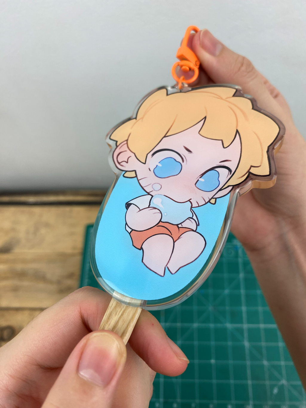 Keychain: Naruto Fanart Popsicle
