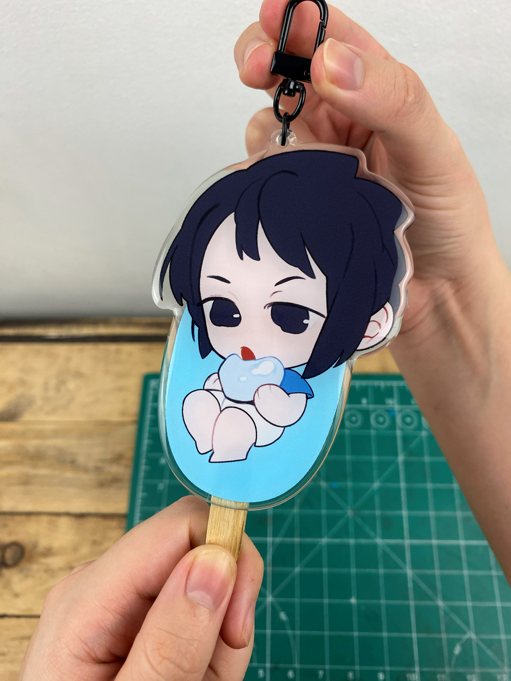 Keychain: Sasuke Fanart Popsicle