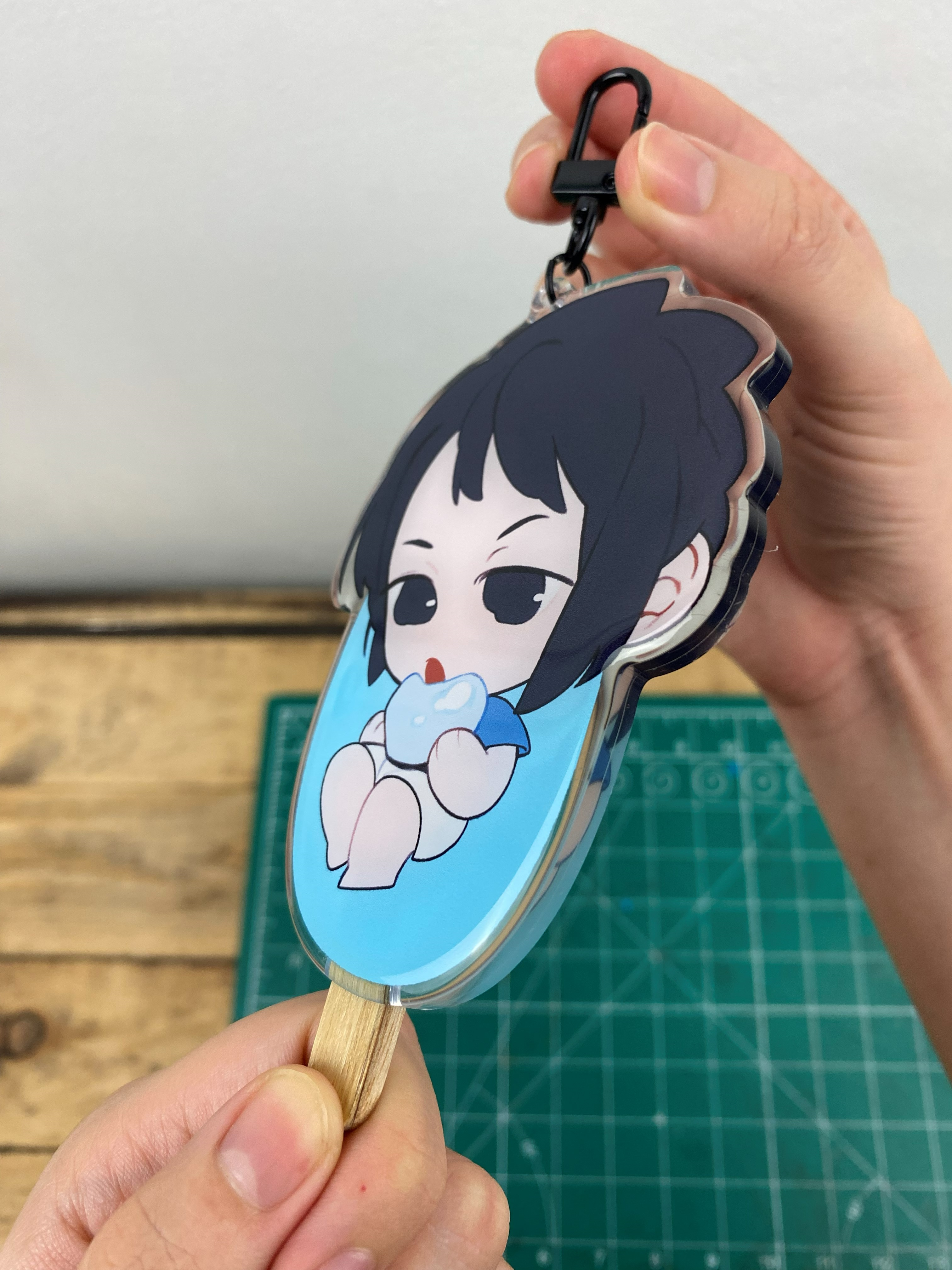 Keychain: Sasuke Fanart Popsicle