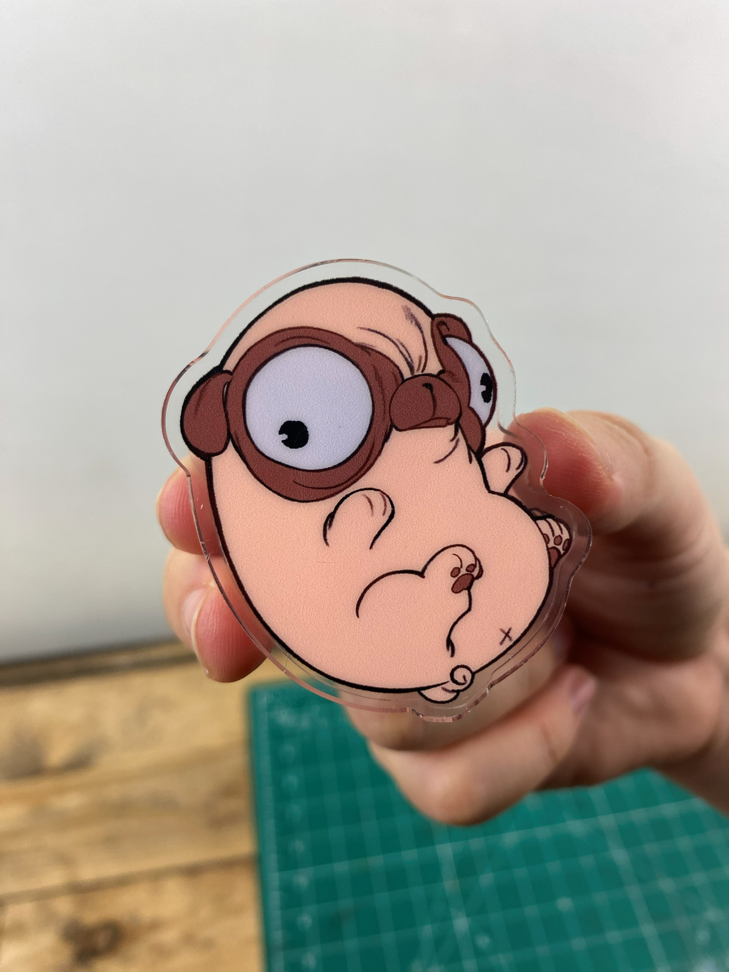 Binder Clip: Bean Pugberto second version