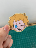 Mini wooden pin: Naruto fanart
