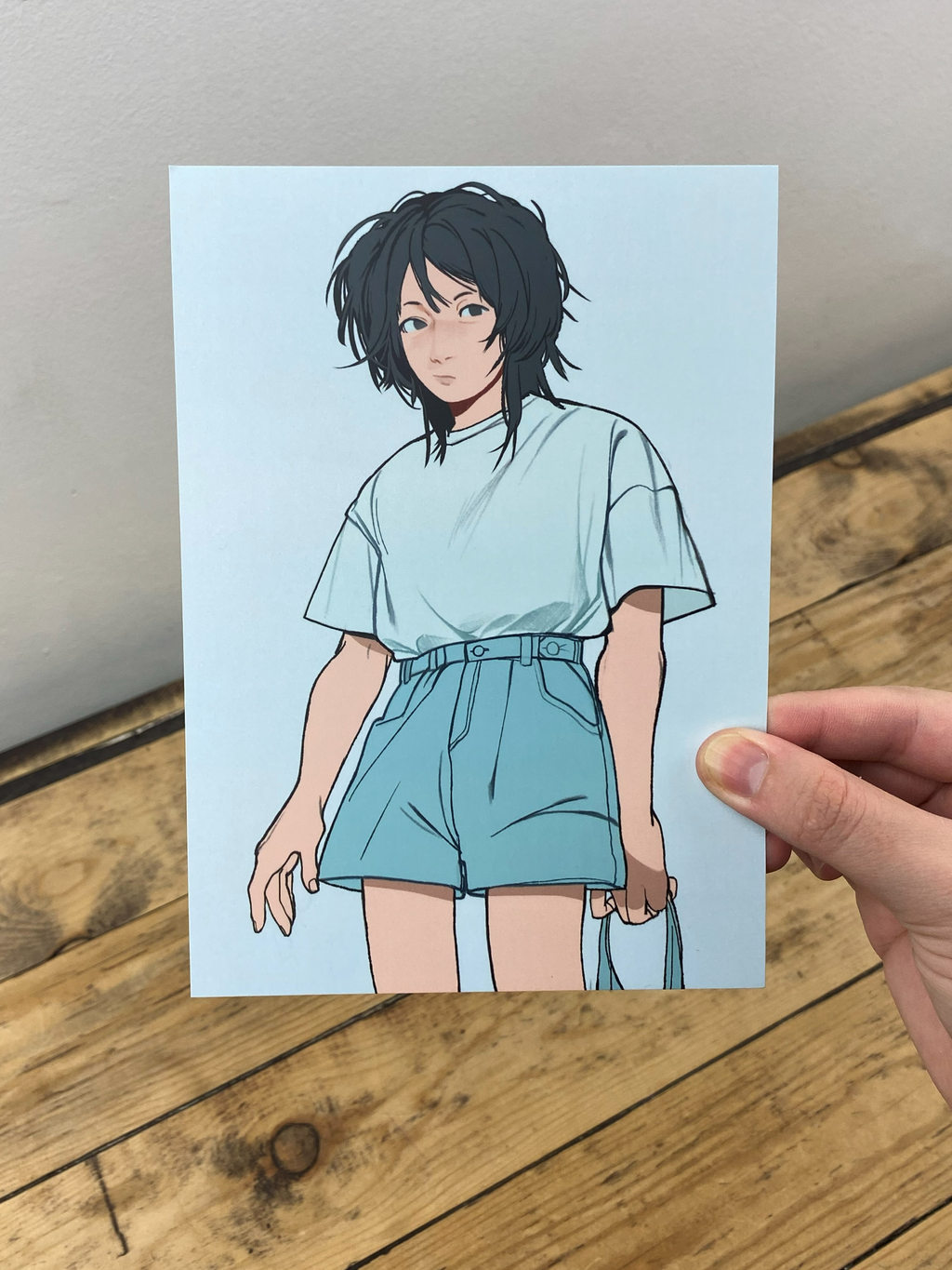 Drawing Club: Character in Blue Clothing