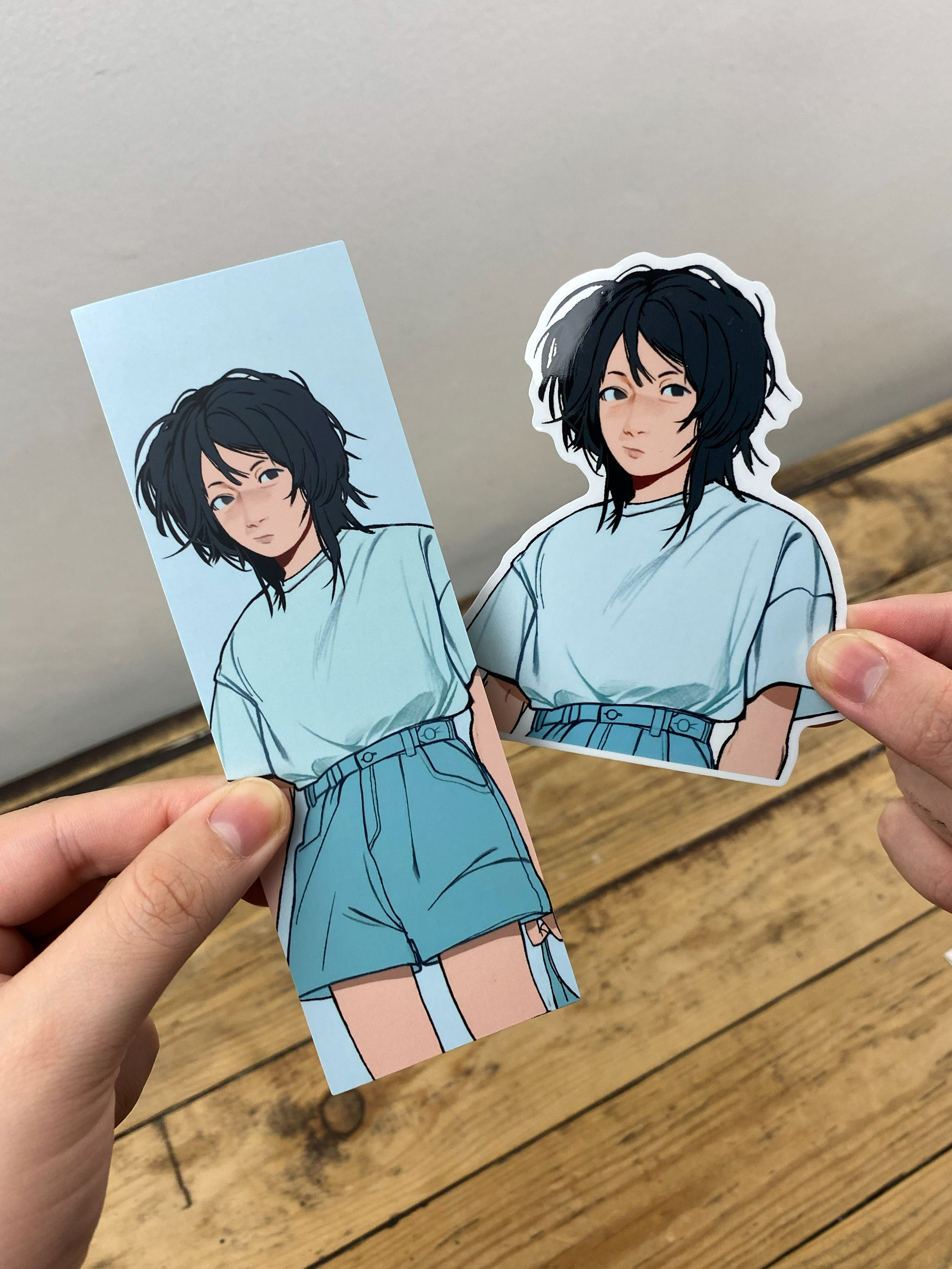 Drawing Club: Character in Blue Clothing