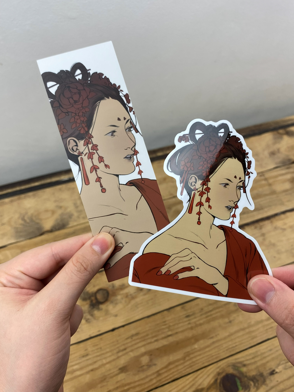 Drawing Club: Red clothing and flowers
