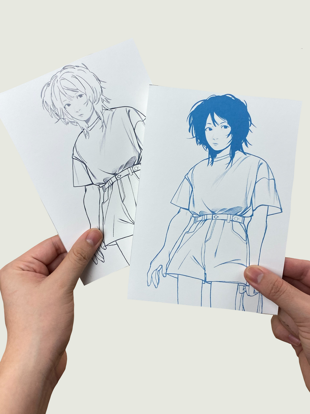 Drawing Club: Character in Blue Clothing