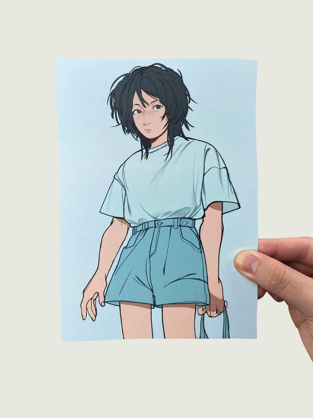 Drawing Club: Character in Blue Clothing